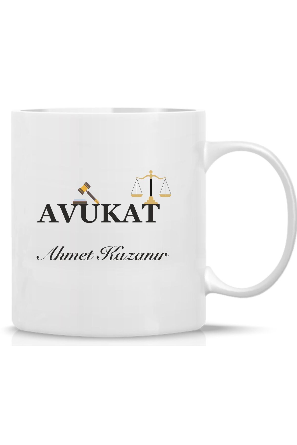 Kreax Avukat Kişiye Özel Baskılı Kupa Bardak
