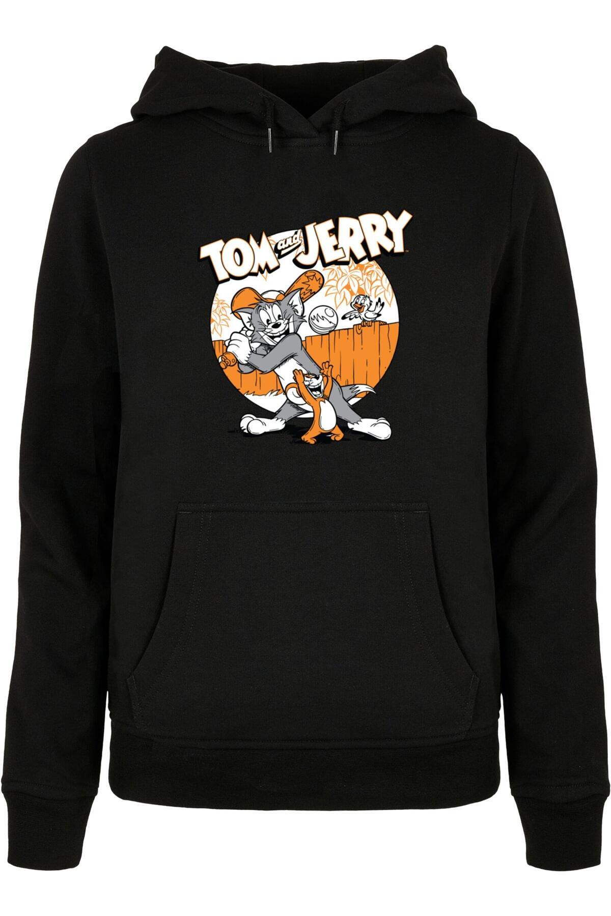 F4NT4STIC-Herren Tom And Jerry Play Baseball And Tom And Jerry With Basic Crewneck 1