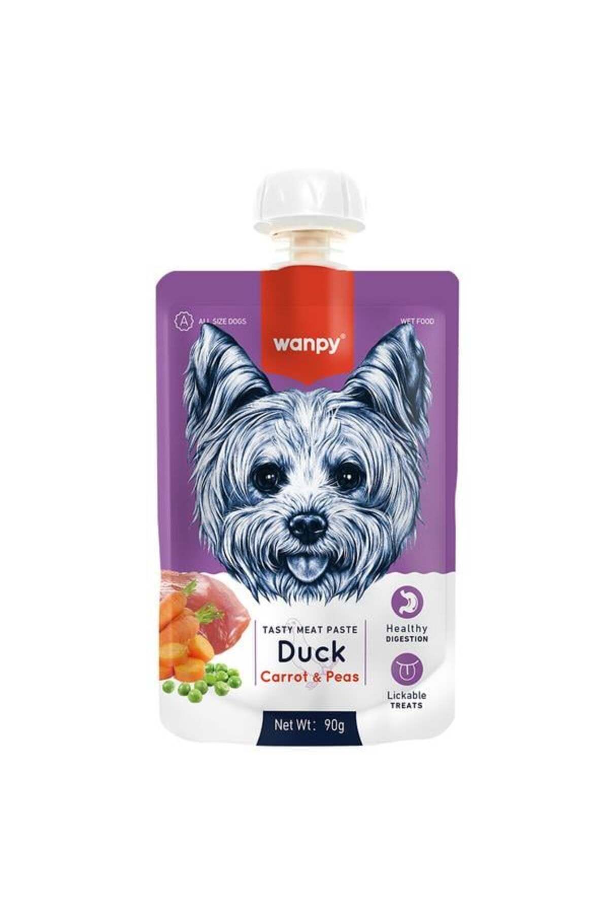 Wanpy Taze Ördekli&Havuçlu Köpek Et Ezmesi 90 gr