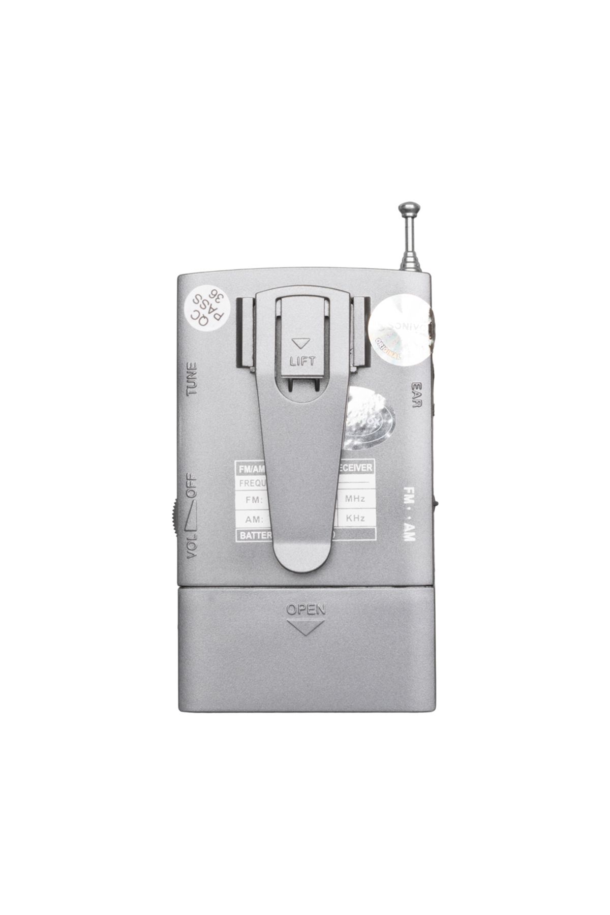 POEBGO FAMİLY'S GRİ RENK CEP TİPİ ANALOG FM RADYO VS-R106 (5162)