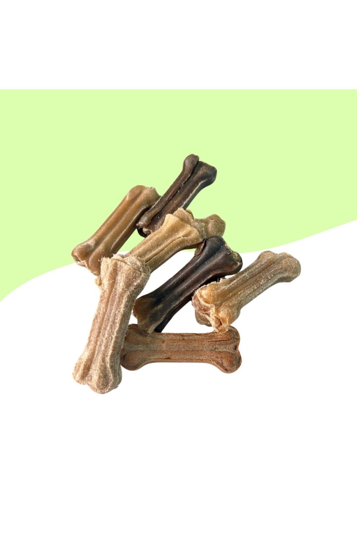 Miçikopet 8Cm 10Lu Naturel Press 2.Kalite Köpek Ödül Kemiği