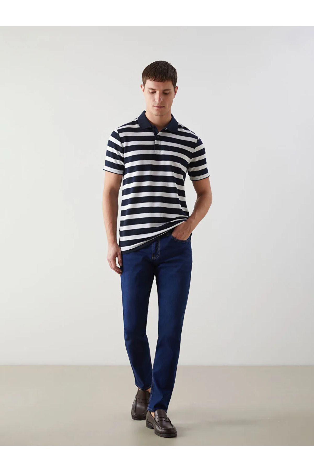 LC Waikiki LCW ECO Indigo Slim Fit Erkek Jean Pantolon