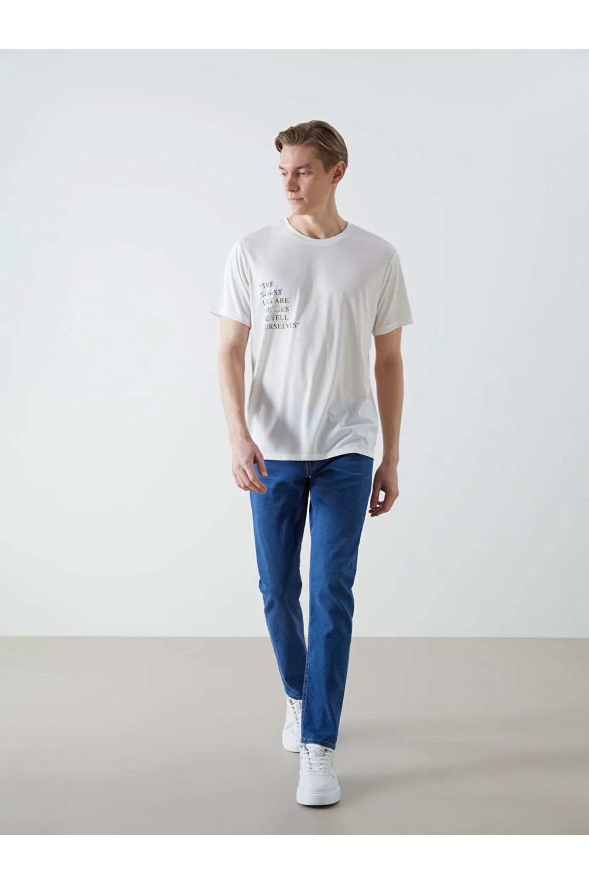 LC Waikiki LCW ECO Indigo 750 Slim Fit Erkek Jean Pantolon