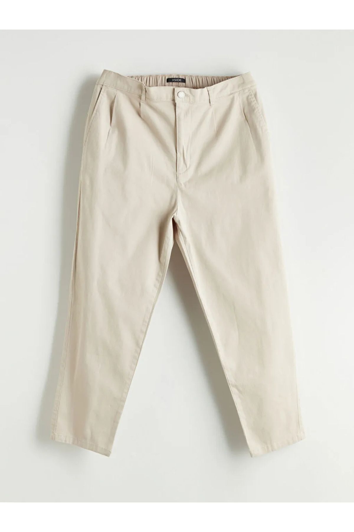 LC Waikiki XSIDE Bej Standart Kalıp Gabardin Erkek Pantolon