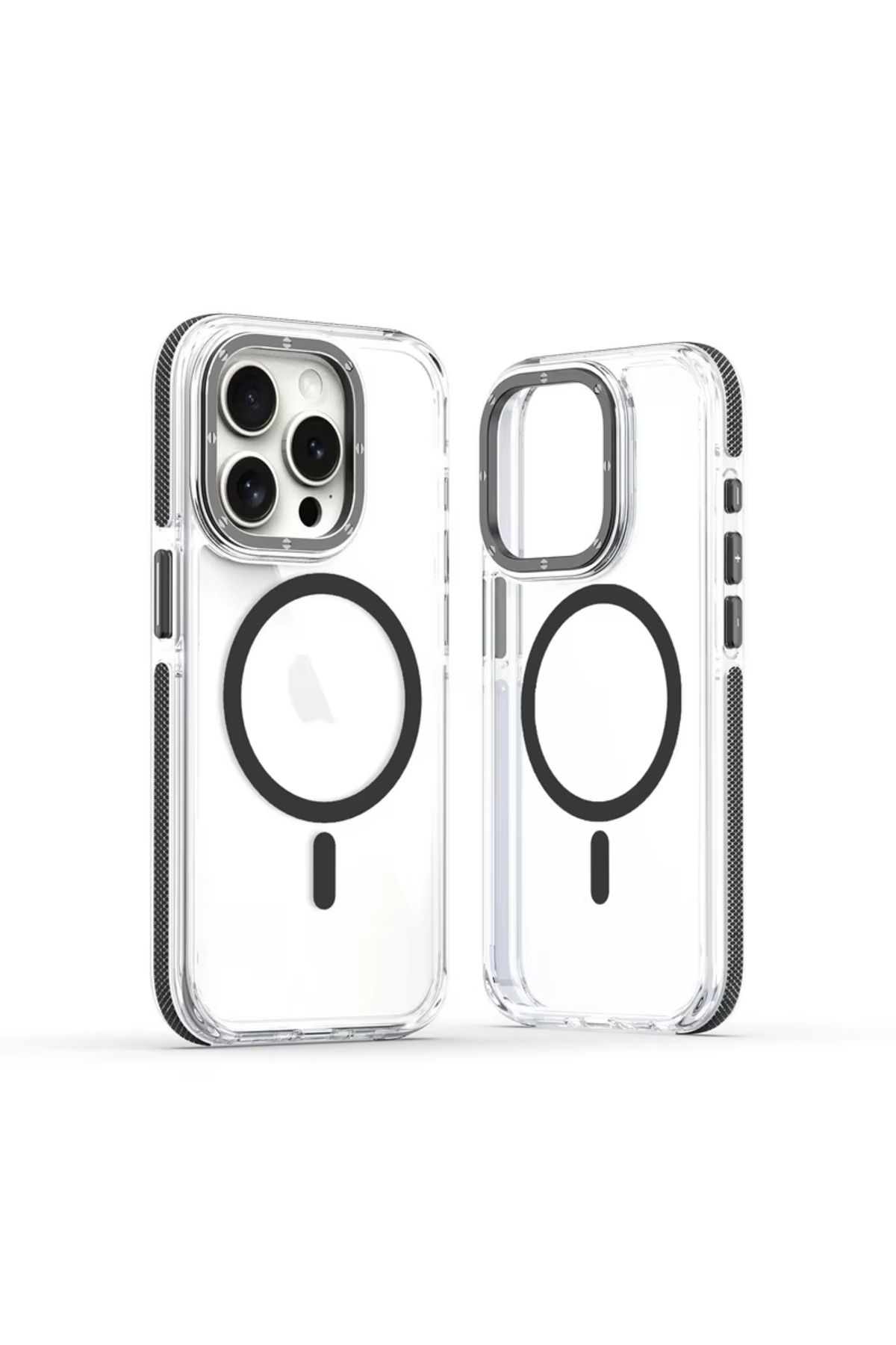 TG CASE STORE İPhone 16 Pro Max Magsafe Sararmaz Mika Telefon Kılıfı Siyah