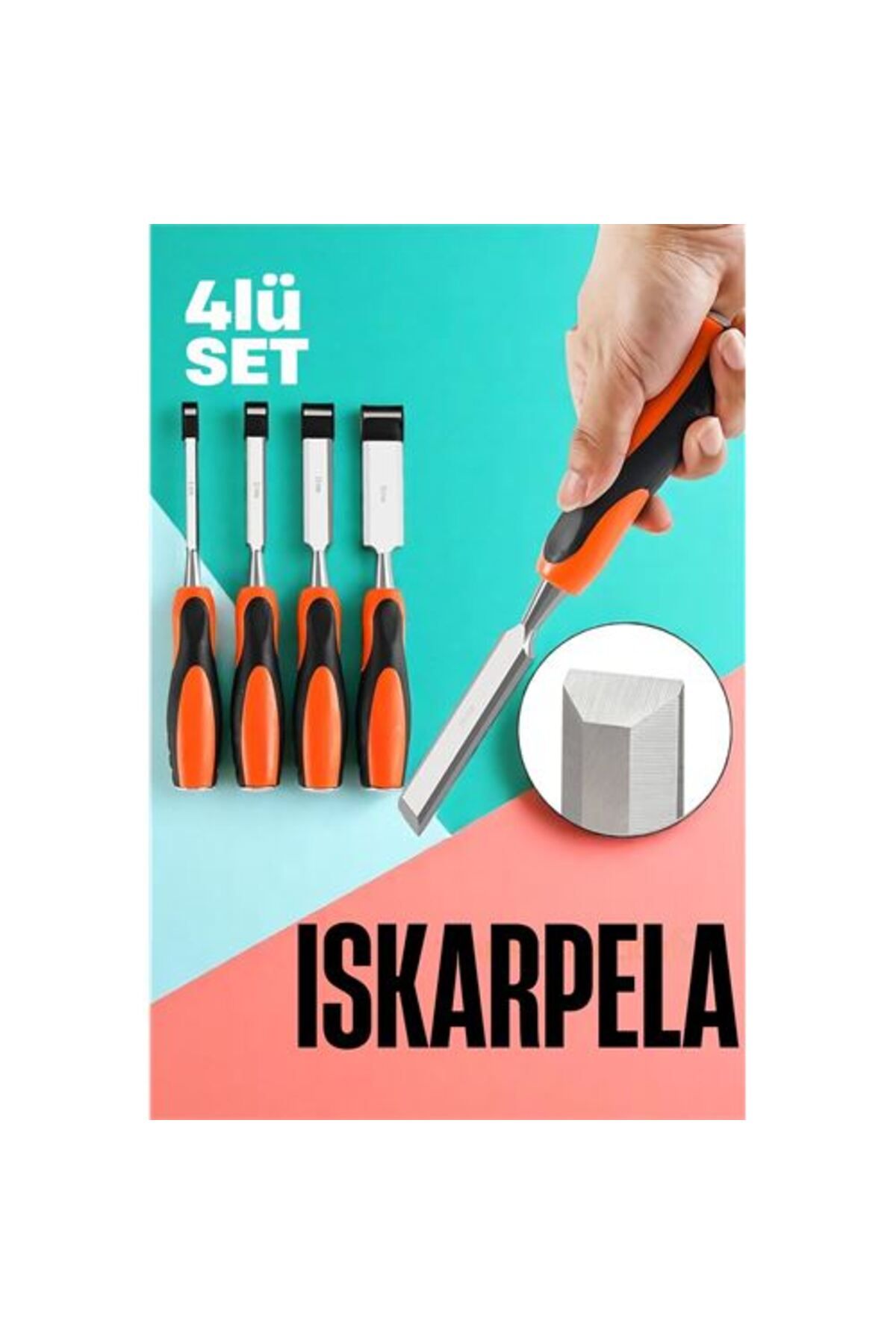 ModaCar Iskarpela Seti - Vanadyum Çelik Ahşap İşleme Aleti Profesyonellere Ahşap Keski Seti