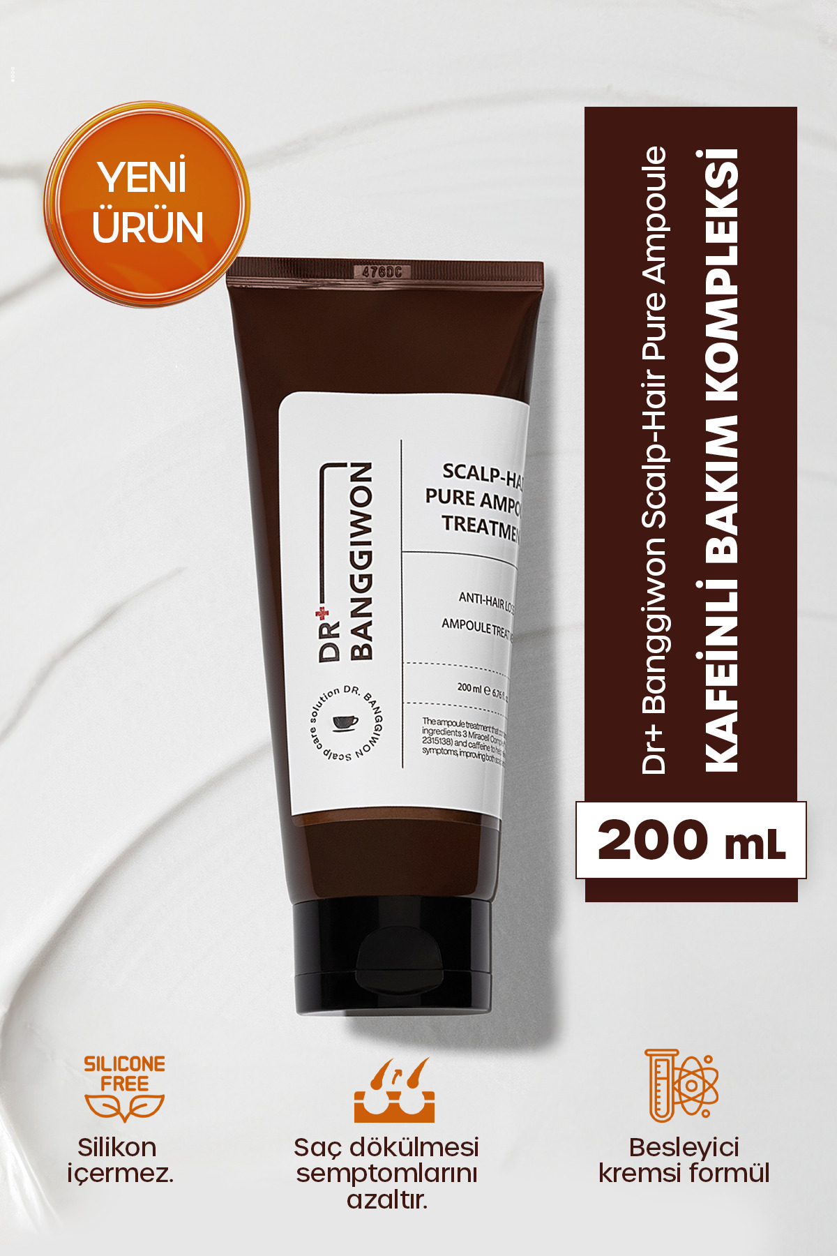 DR BANGGIWON Ampoule Treatment Saç Kremi, Yoğun Hasar Görmüş Kırılgan Saçlar Için 200 Ml — Pure200tre