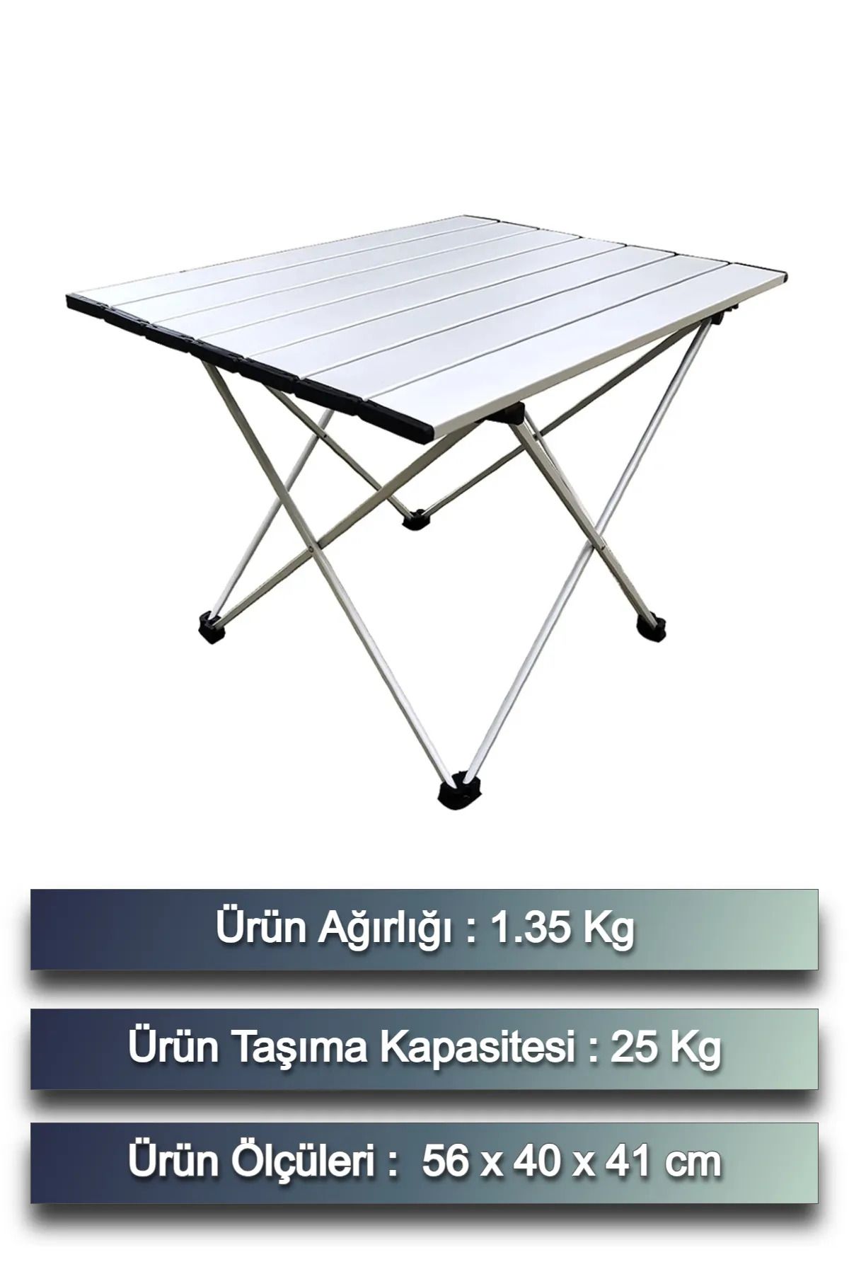 Home Kamp Masası Piknik Masası Balkon Masası Hafif Taşınabilir Çok Amaçlı Katlanır Alüminyum Kamp Masa