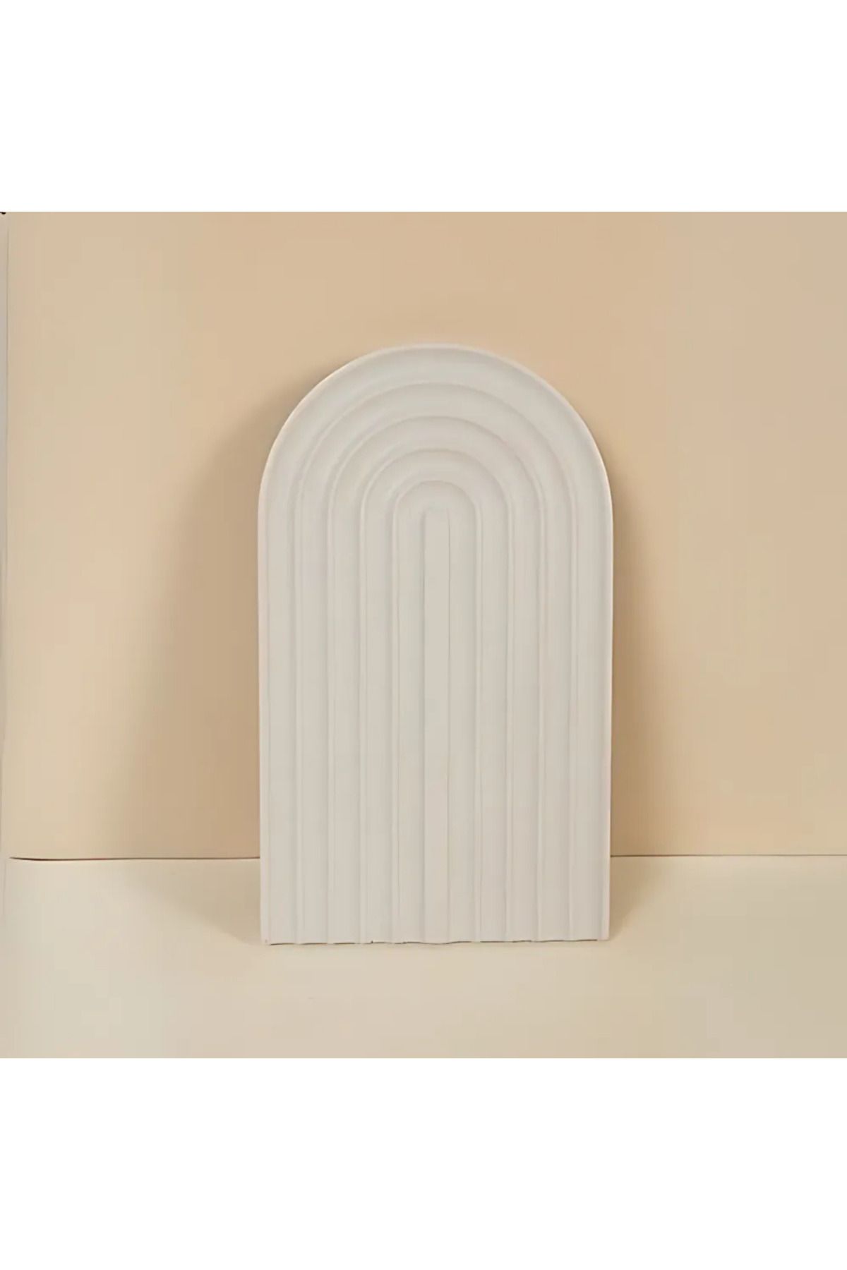 Ecomuse Home Oval Rainbow Tepsi | 20×31 cm Kemer Form El Yapımı Tepsi