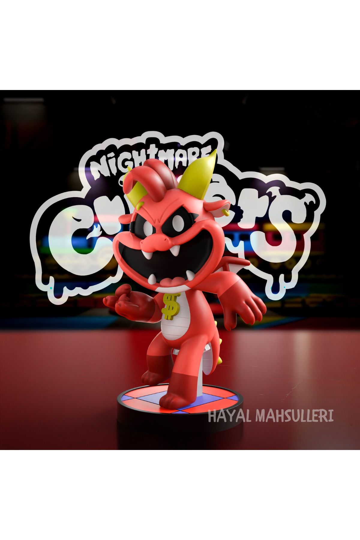 mimo Simon Smoke - Nightmare Critters Poppy Playtime Oyuncak Figür 13 CM