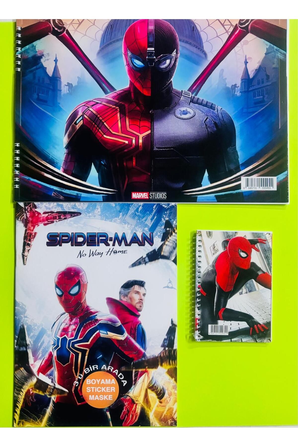 Deniz Oyuncak SPIDER MAN ÖRÜMCEK ADAM 25*35 RESİM DEFTERİ-ÖDEV DEFTERİ-BOYAMA KİTABI