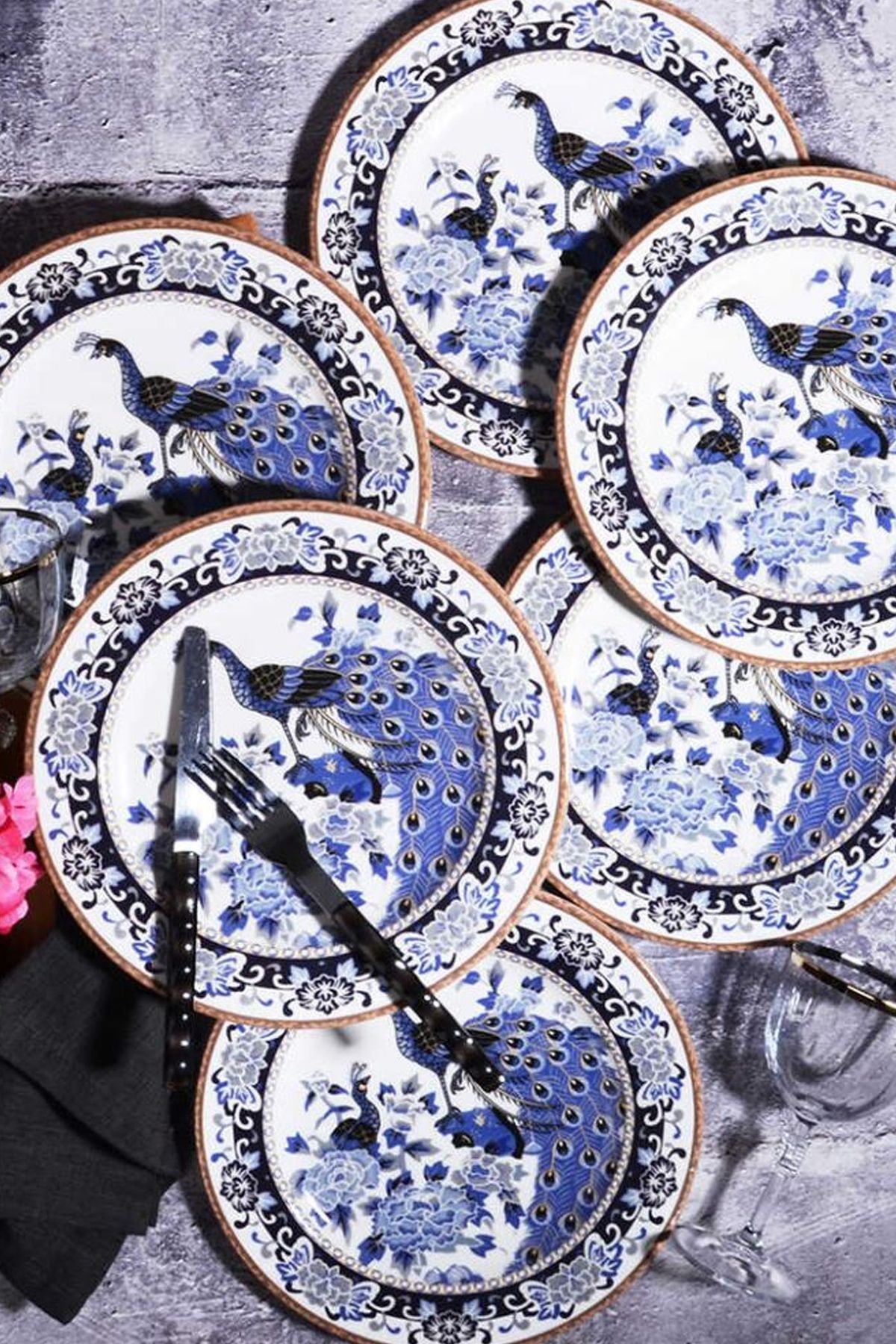 Home Lina Porselen 6'lı Servis Tabağı 26 cm