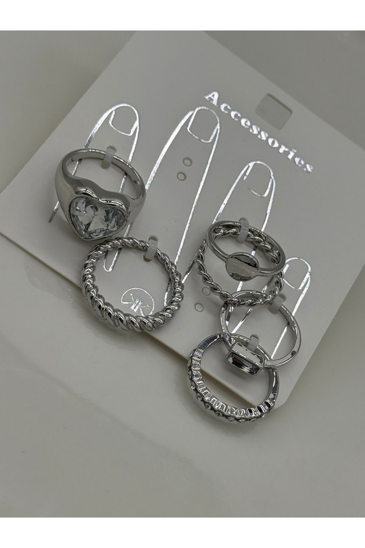 CT STONES Çoklu yüzük set