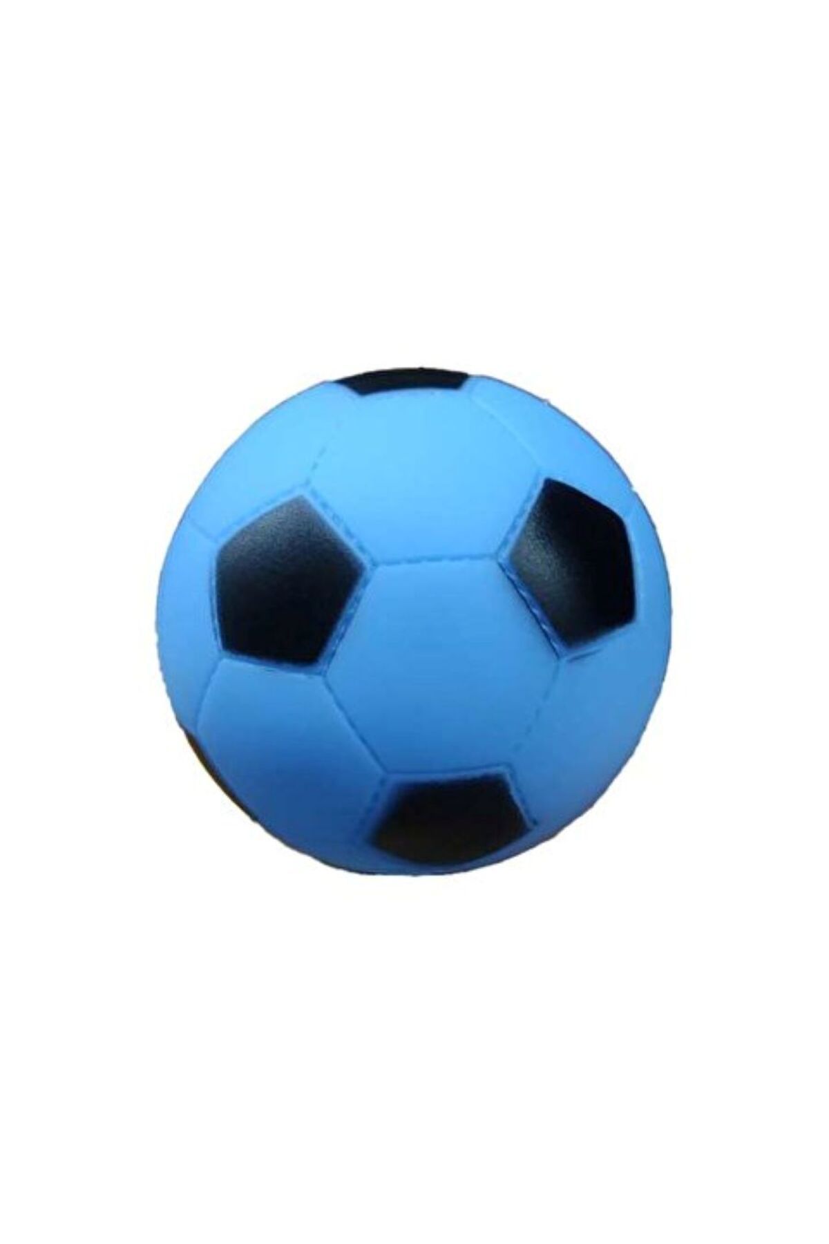Kcrhome Kiwi Pets Dayanıklı-Sesli Plastik Top ,Köpek Oyuncağı Mavi -6,5 cm