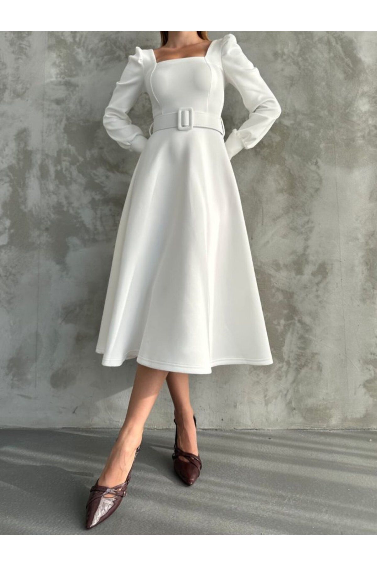 velmorafashion FERMUARLI ELBİSE