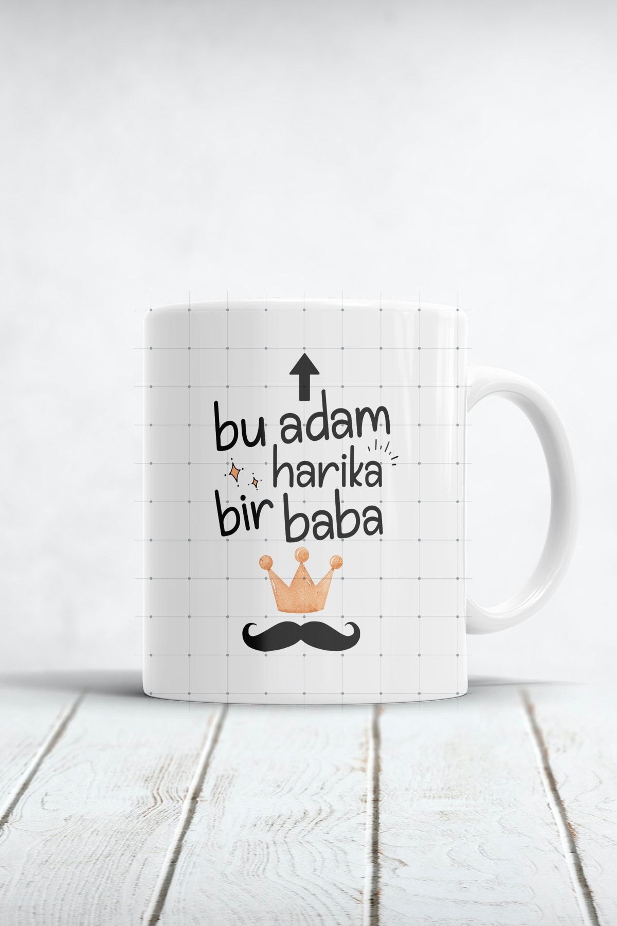 HEDGİFT Bu Adam Harika Bir Baba Baskılı Babalar Günü Hediyesi Kupa Bardak