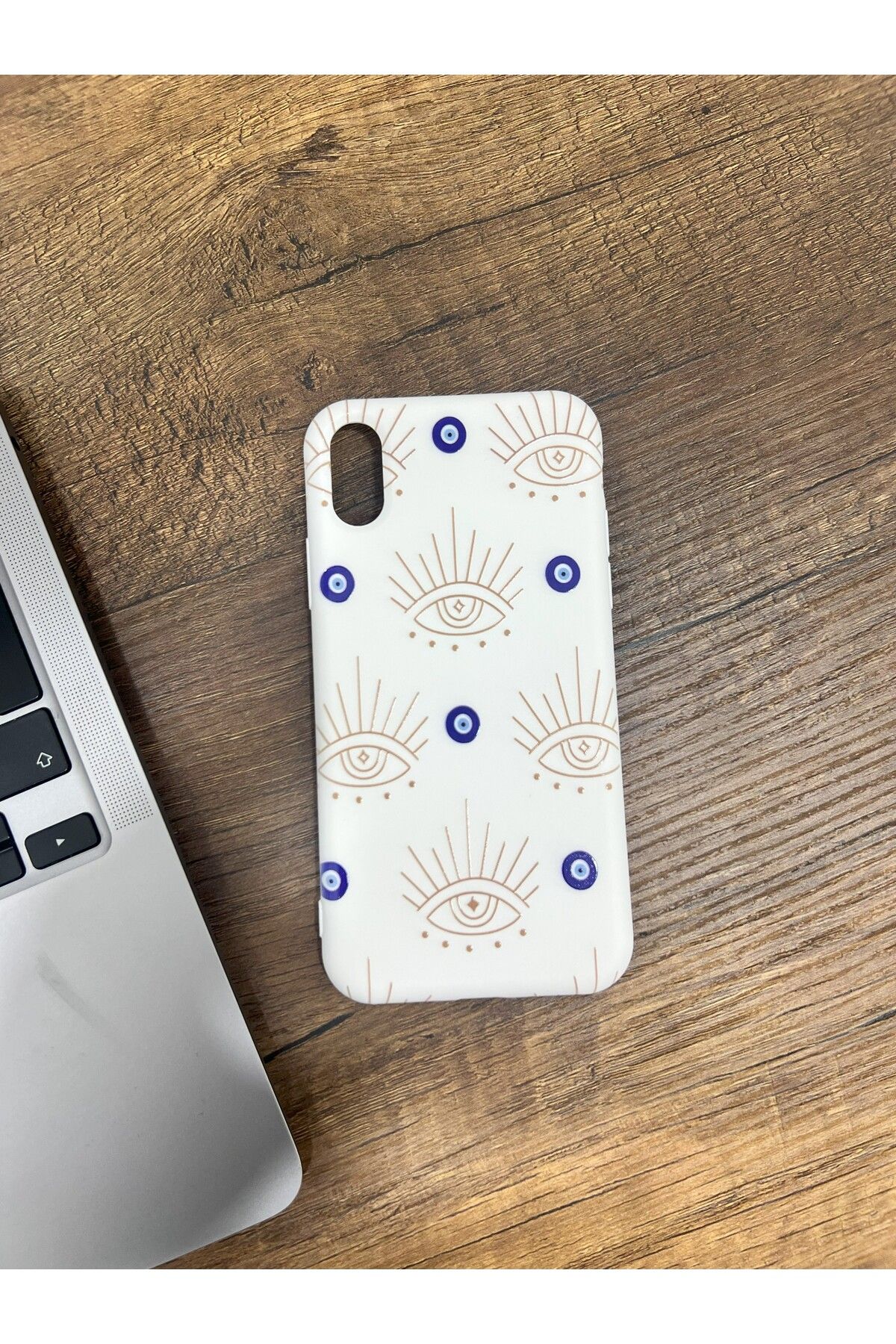 HZR Iphone XR Nazar Boncuklu Silikon Kılıf