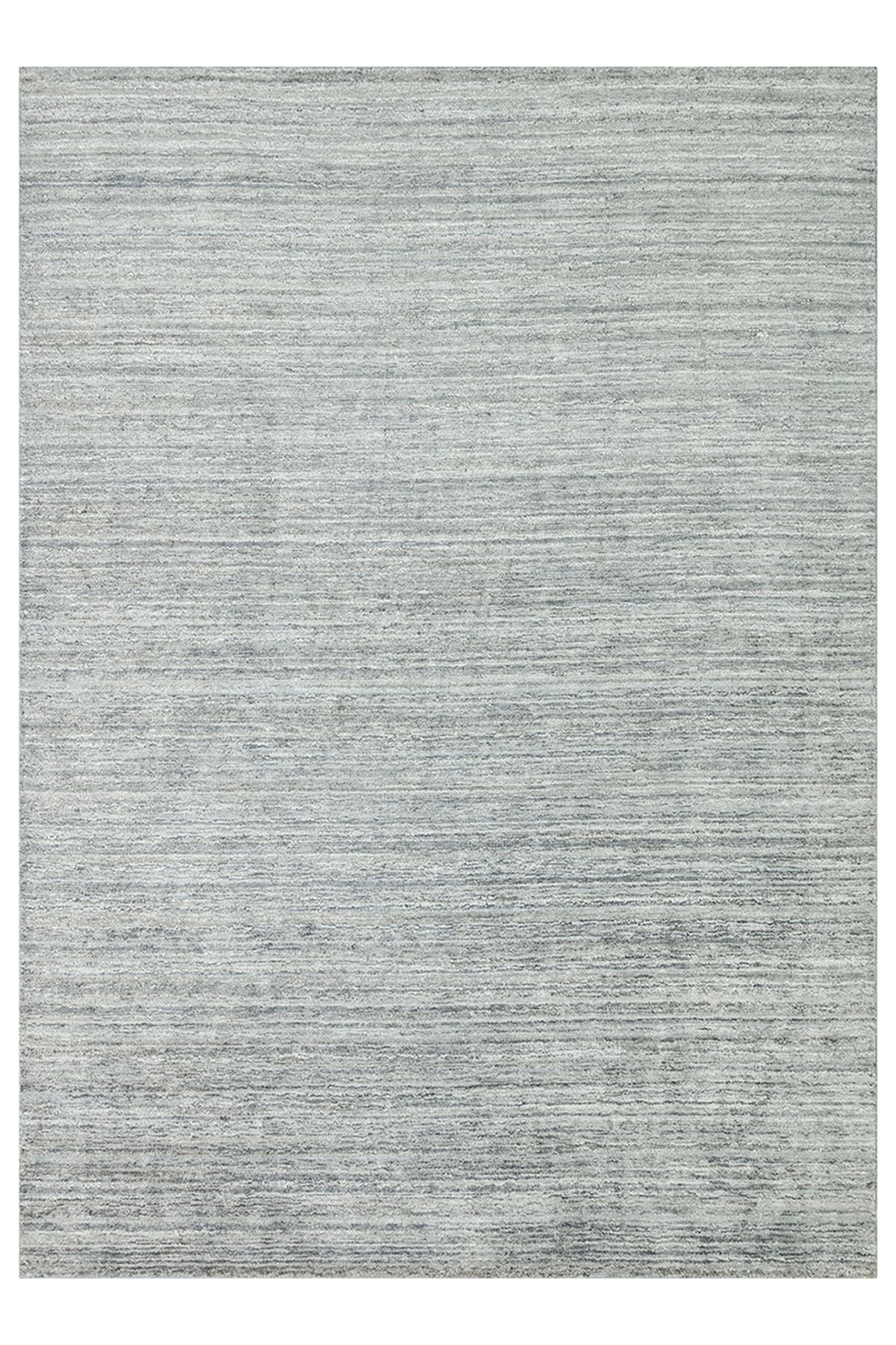 CARPETDOCIA Amore Serisi %100 Naturel Muz İpeği Viskon ve Yün Karışımı Salon Oturma Odası El Dokuma Halı GREY