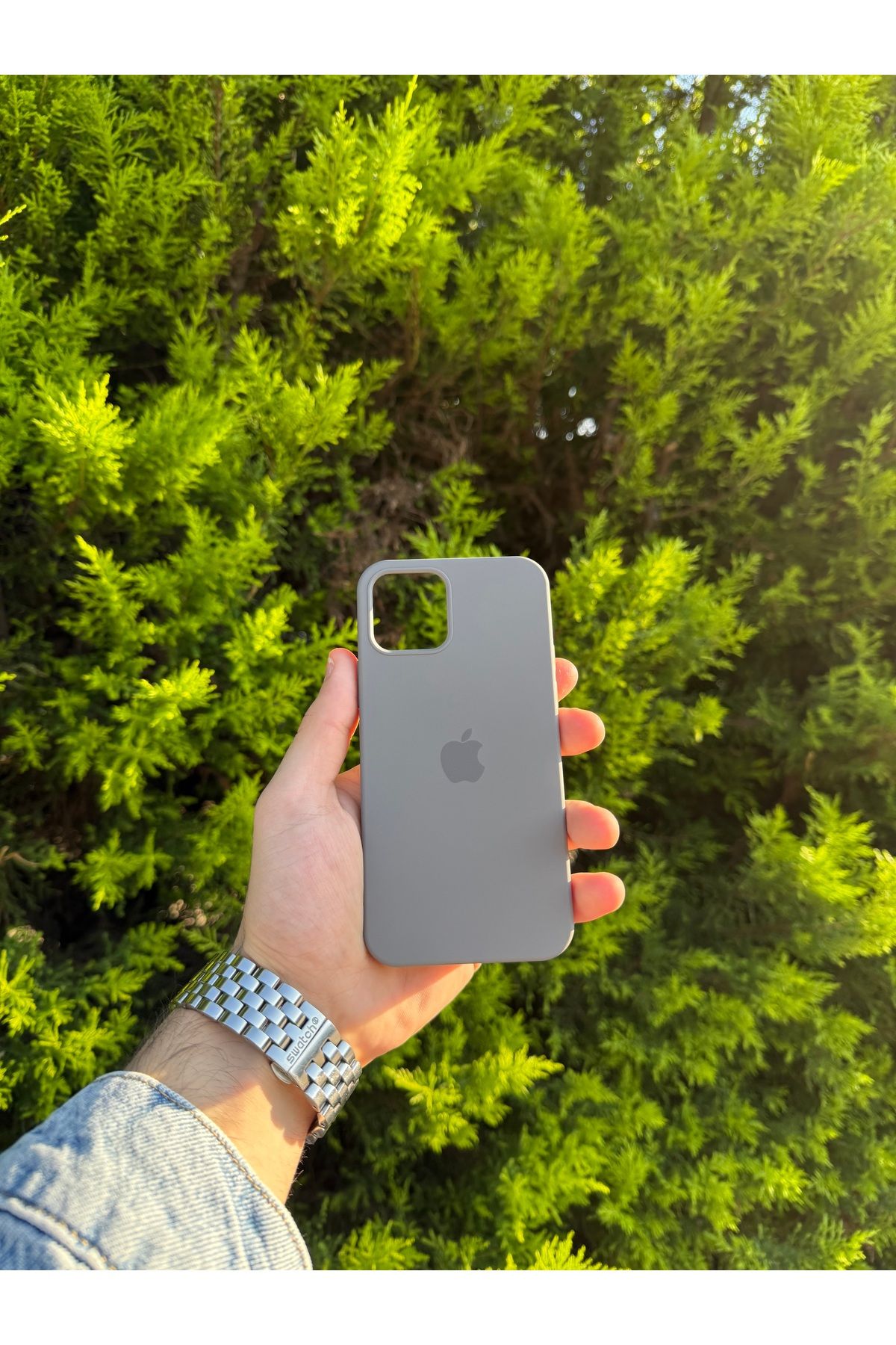 Thelioncase Apple iPhone 12/12 Pro Lansman Uyumlu İçi Kadife Silikon Kılıf