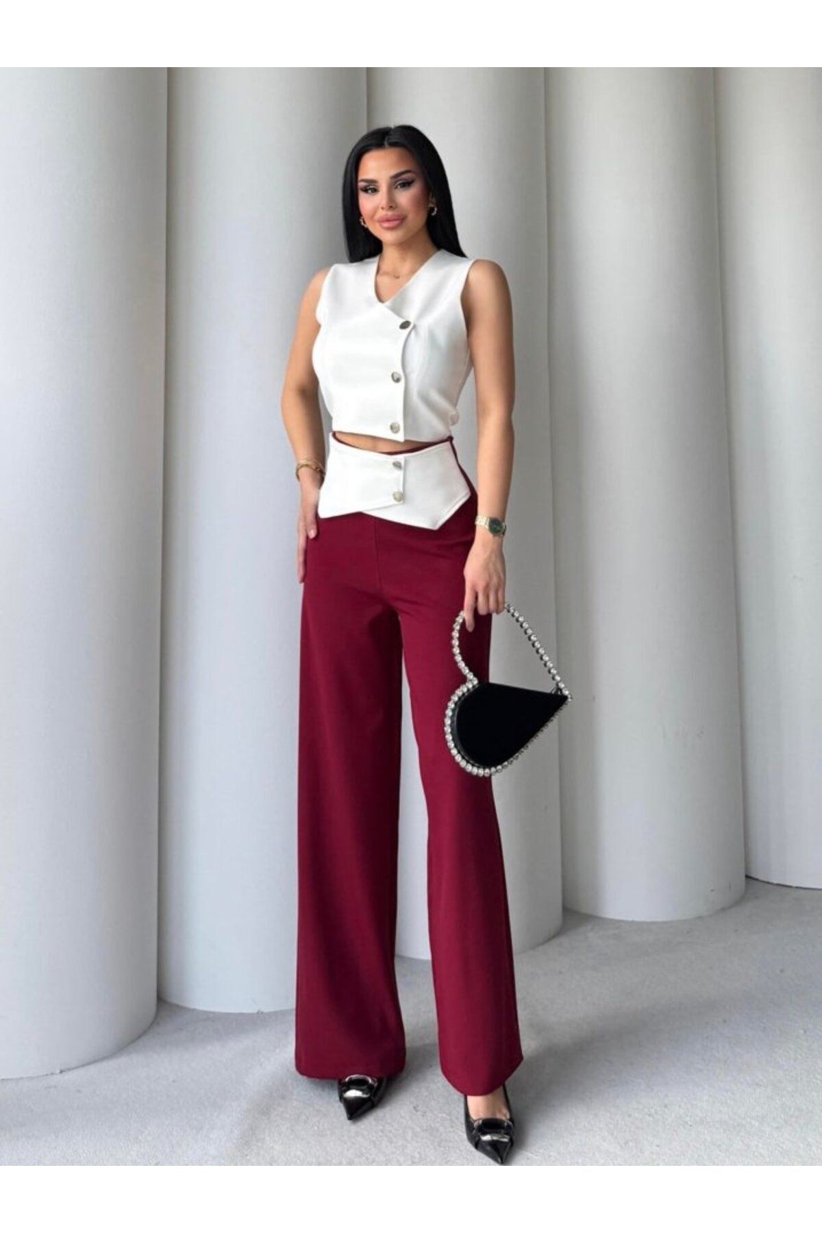 velmorafashion YELEKLİ TAKIM
