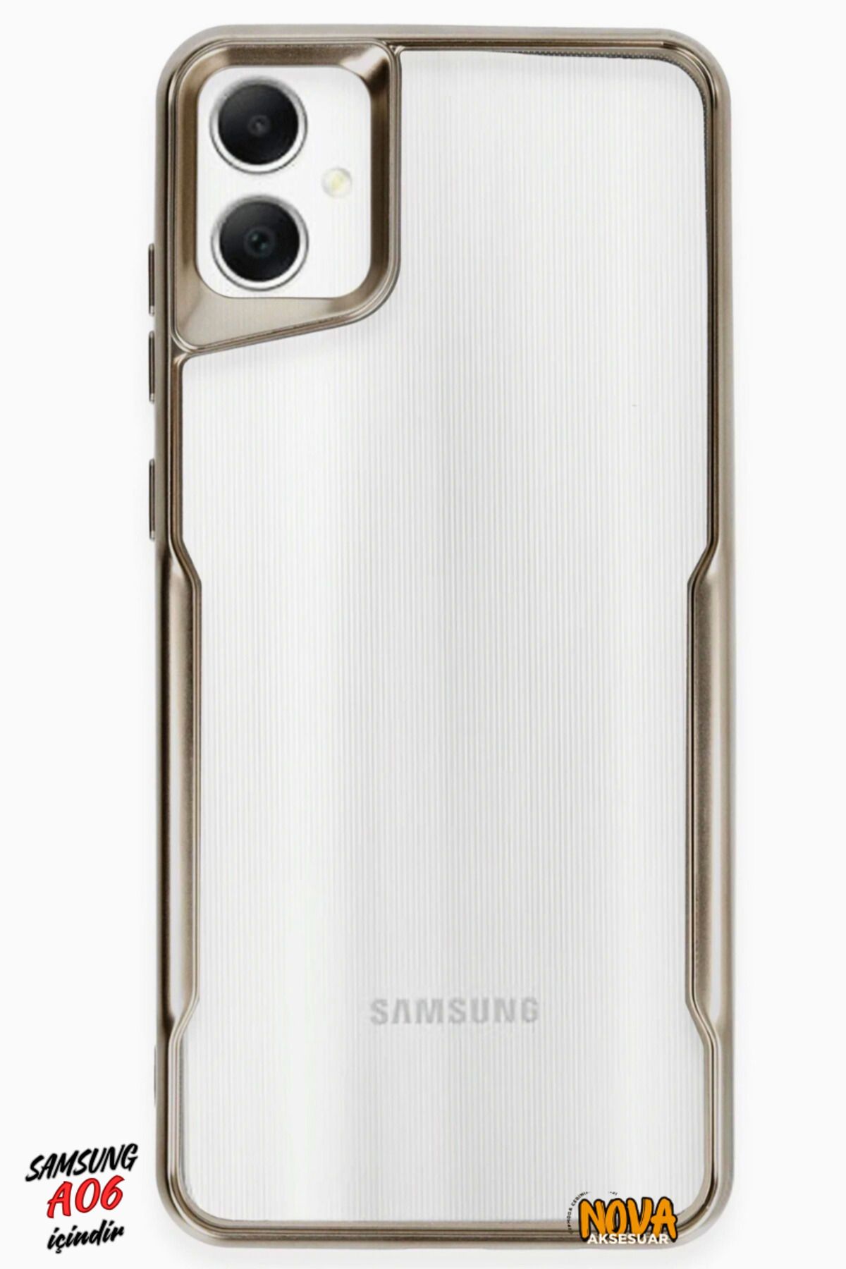 cepmoda SAMSUNG GALAXY A06 - Boyi Silikon Kapak/Kılıf - TİTAN GRİ