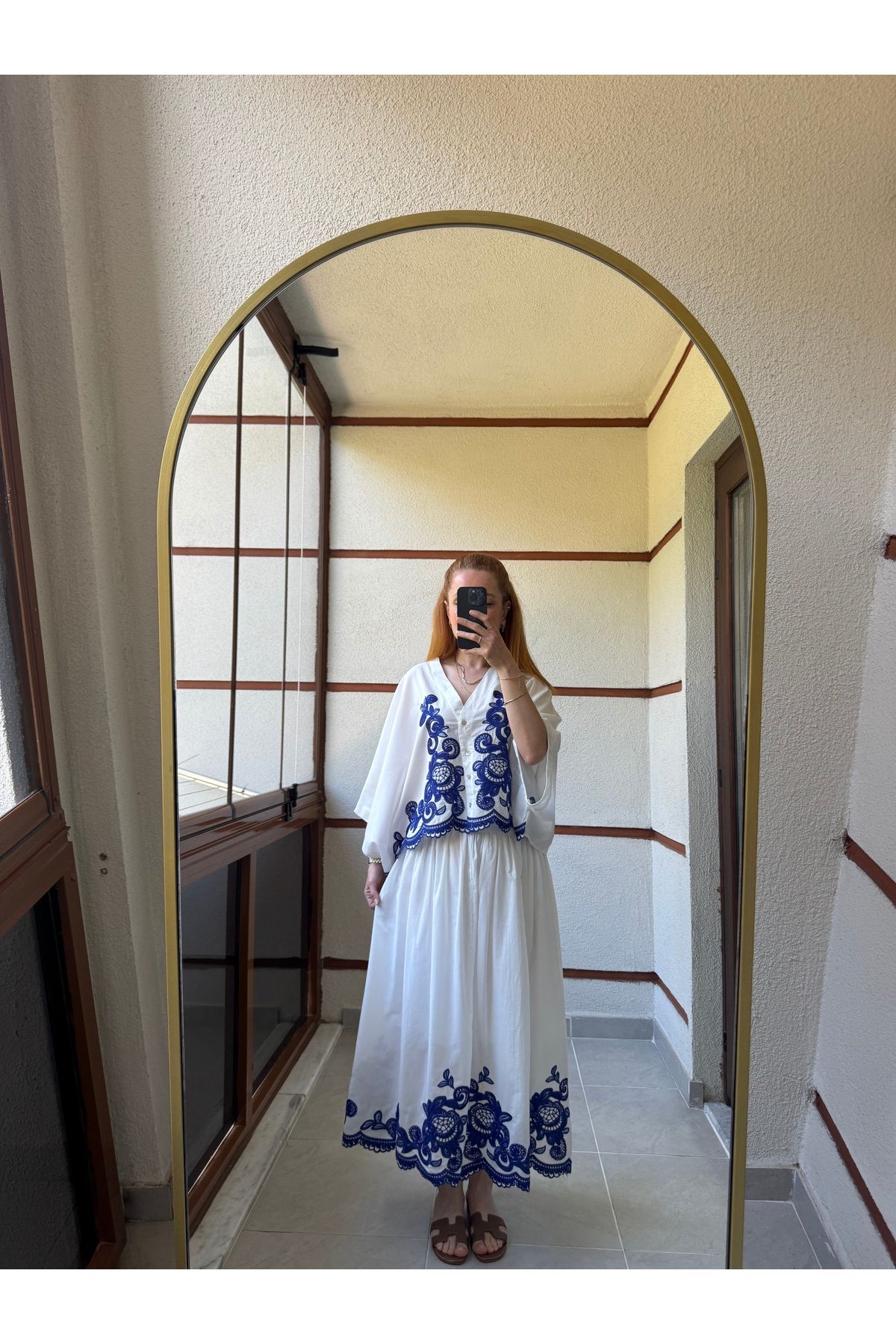 HERA Etnik İşlemeli Yazlık Takım