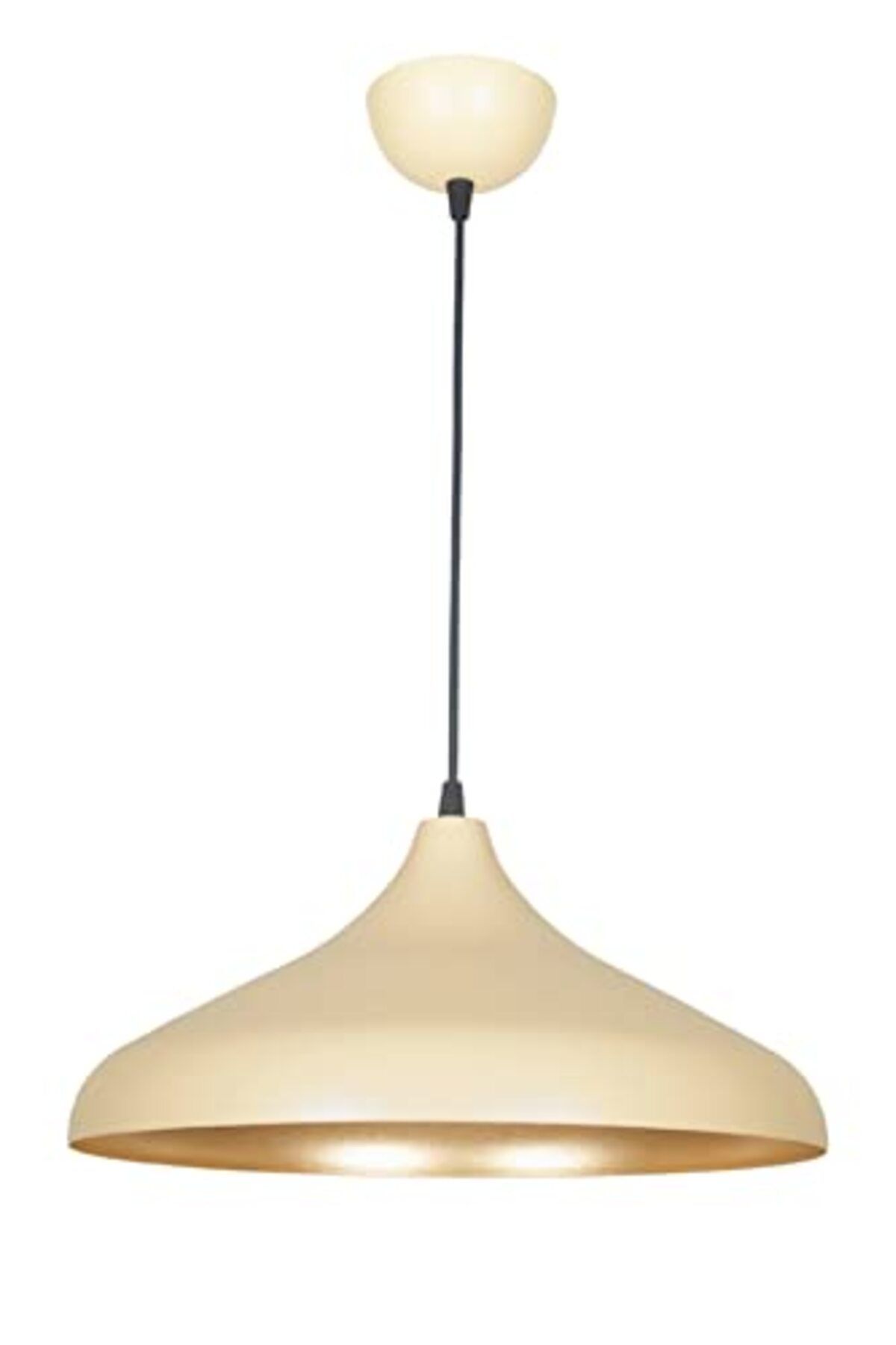 ShopZum Fer Avize Nil Tasarim Retro Rustik Modern Metal Krem Renk Sarkit Cafe - Mutfak Tekli Avize