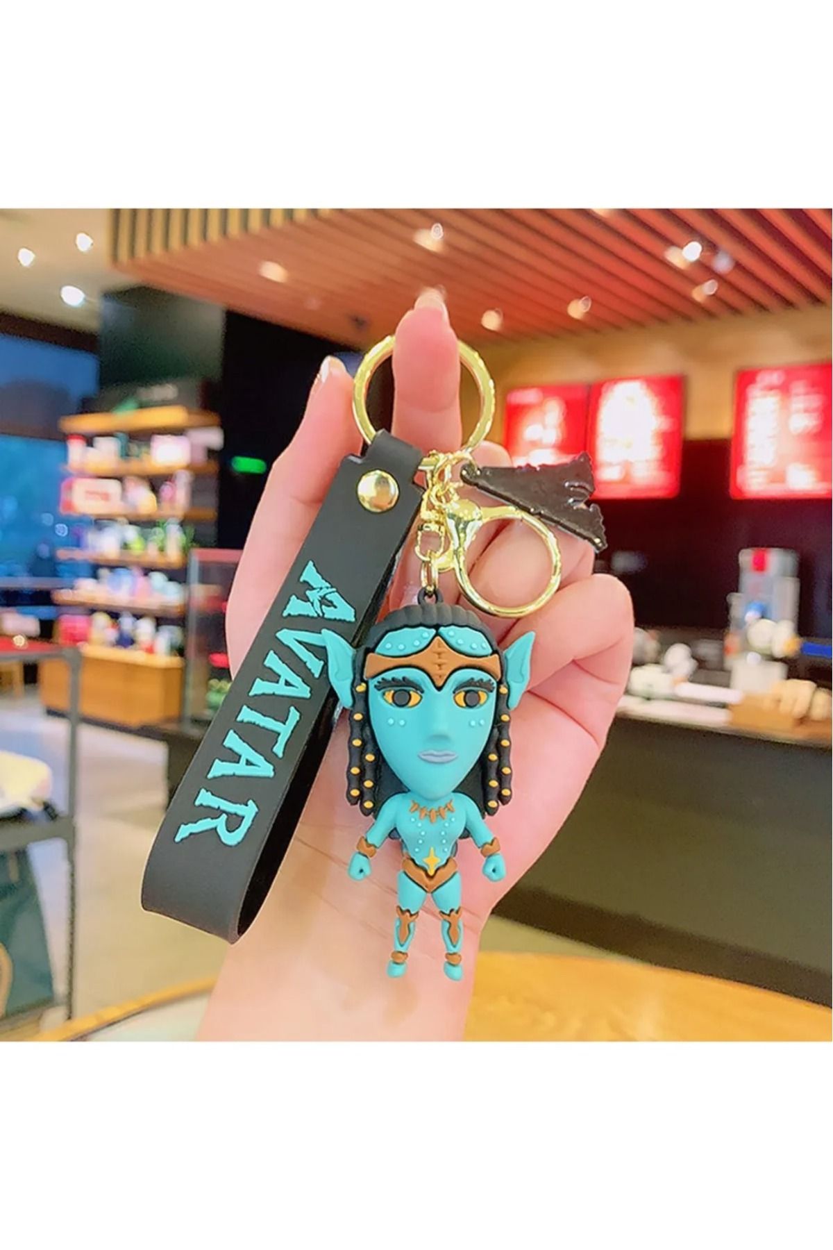mihi hediyelik Kadın Yeşil Avatar Anahtarlık Ve Çanta Aksesuarı