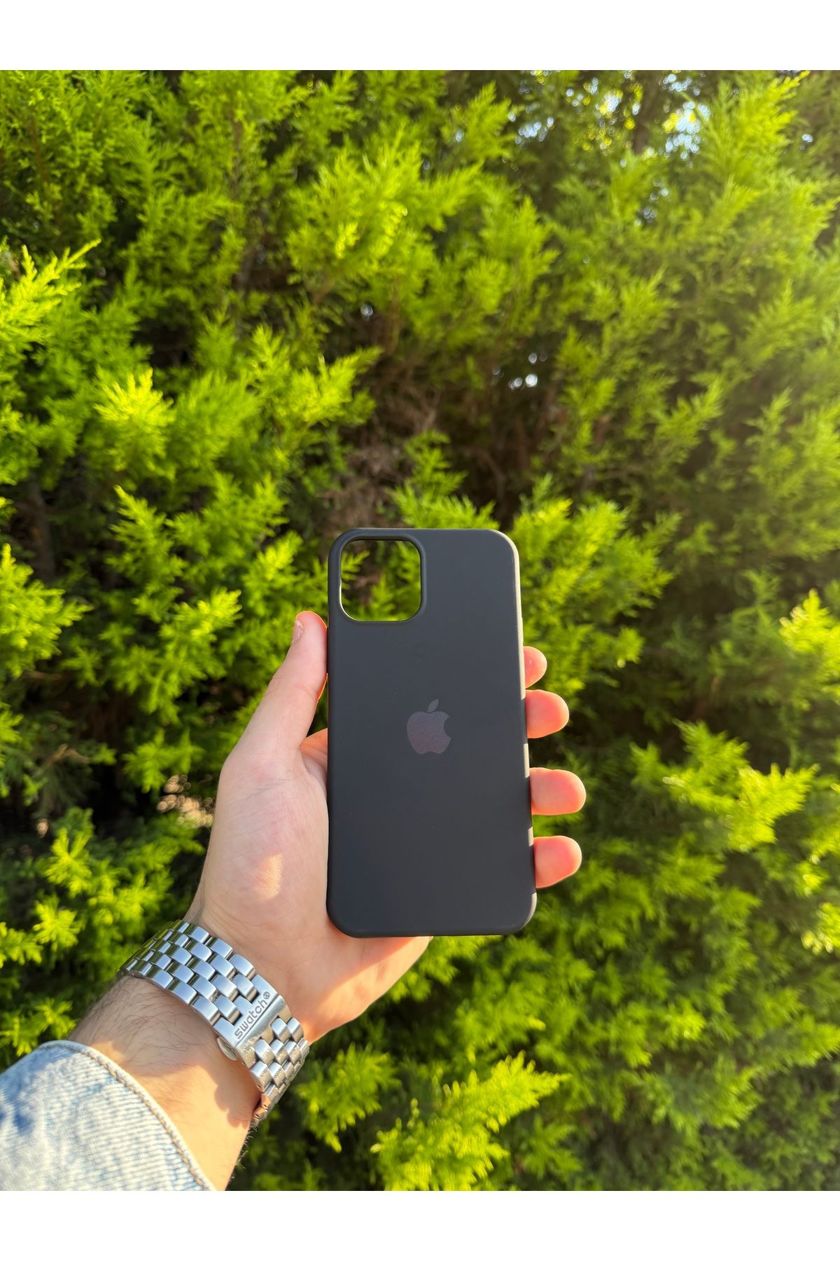 Thelioncase Apple iPhone 12/12 Pro Lansman Uyumlu İçi Kadife Silikon Kılıf