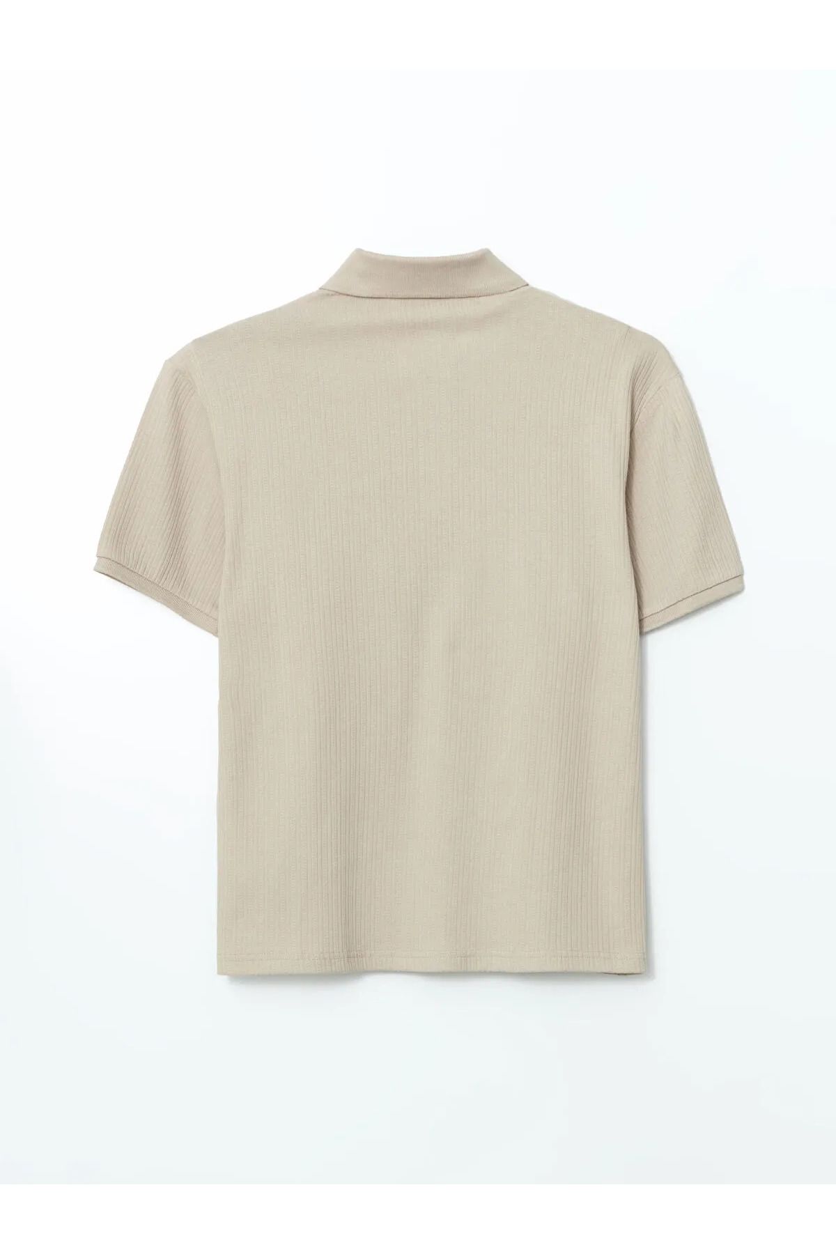 LC Waikiki Polo Yaka Kısa Kollu Erkek Dokulu Tişört
