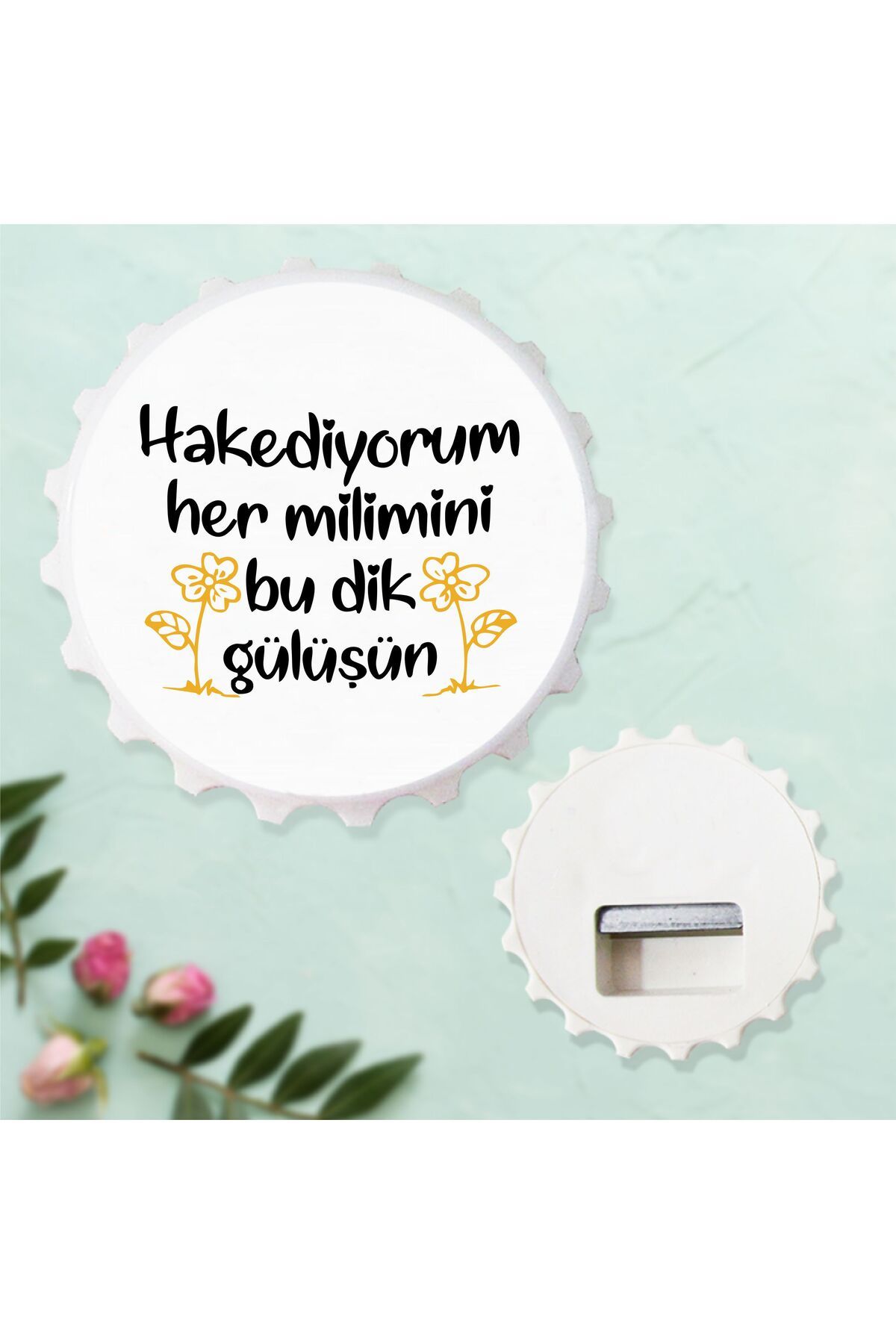 hediyenebak Hakediyorum Her Milimini Tasarımlı Kapak Şekilli Açacak Magnet 2'li