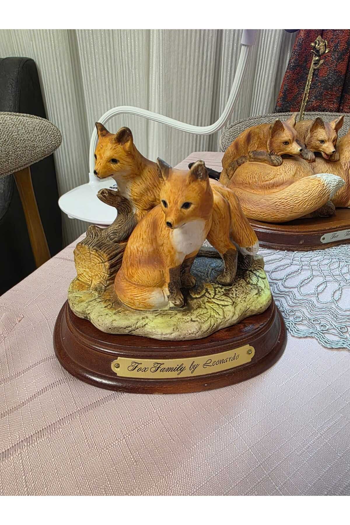 The Leonardo Collection Fox Family by Leonardo Koleksiyonluk Biblo Set