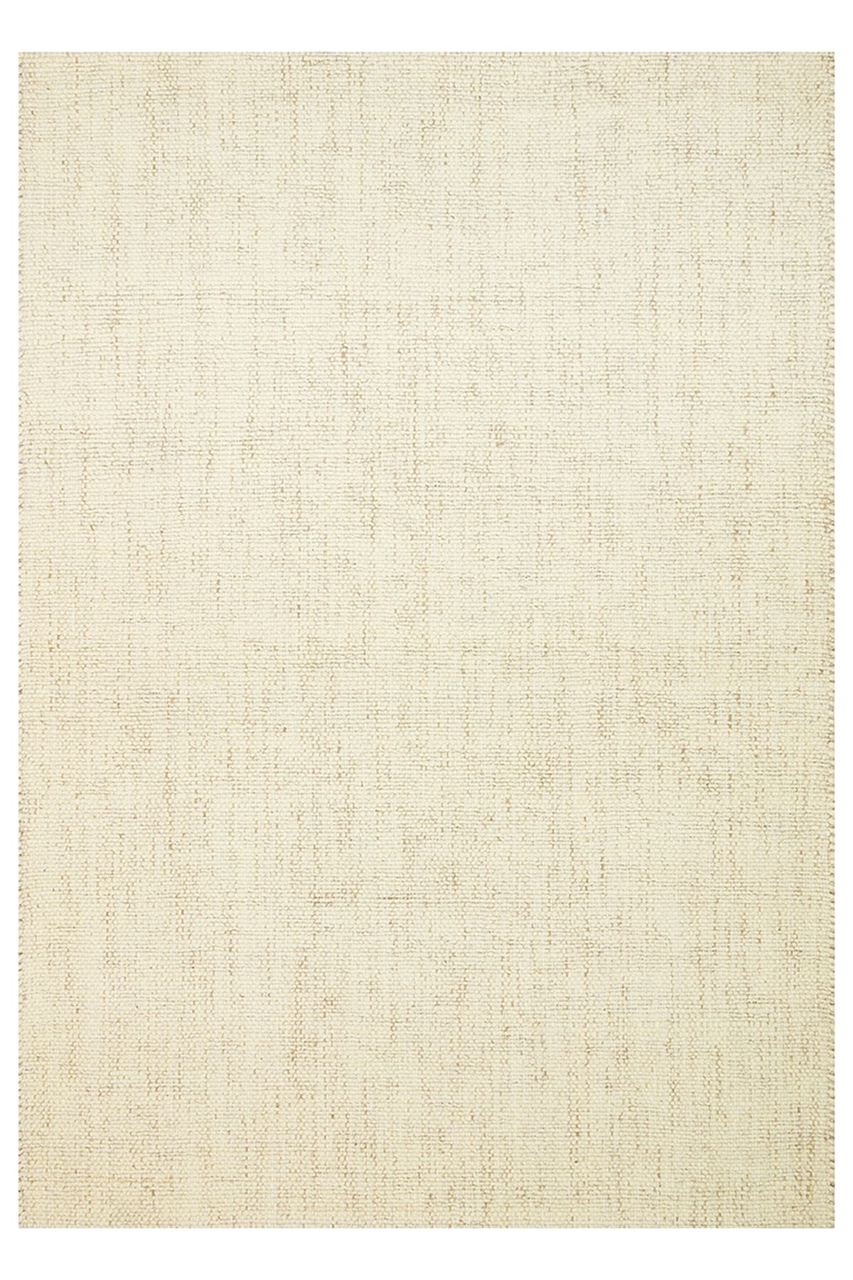 CARPETDOCIA Purolana Serisi %100 Naturel İskandinav Salon Oturma Odası Yatak Odası El Dokuma Örgü Halı IVORY