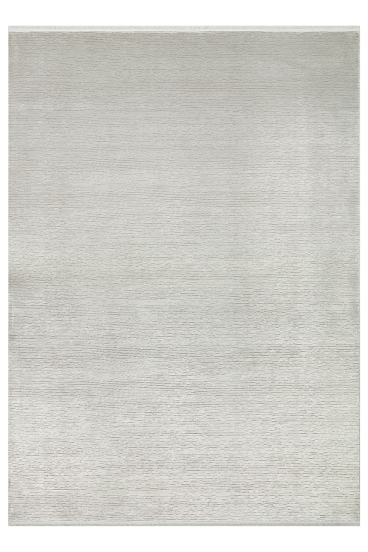 CARPETDOCIA Lucia Serisi Modern Parlak Salon Oturma Odası Yatak Odası Antre Halı PLAIN GREY
