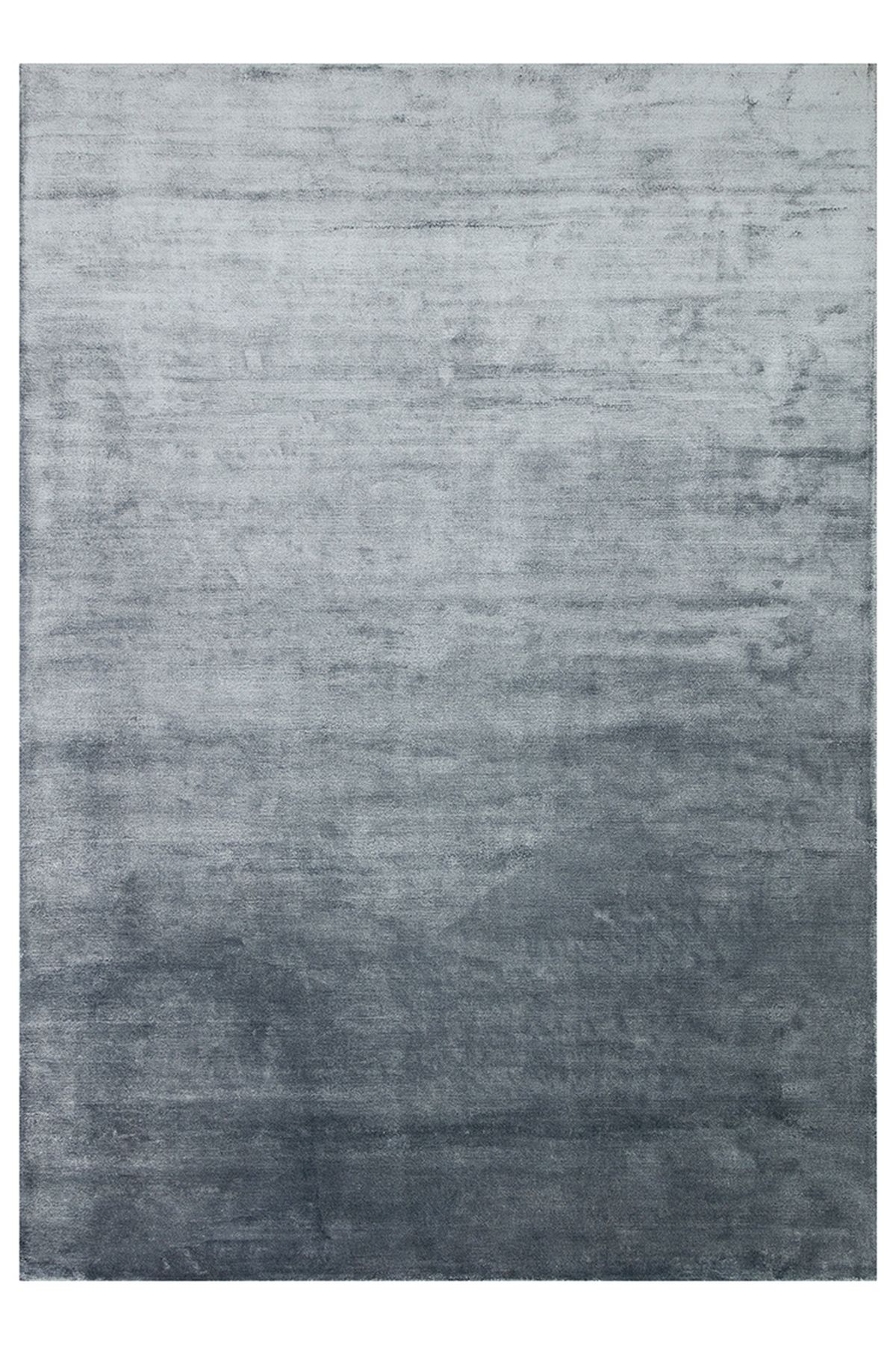 CARPETDOCIA Victoria Serisi %100 Naturel Viskon El Dokuma Sade Modern Salon Oturma Odası Yatak Odası Halı COAL