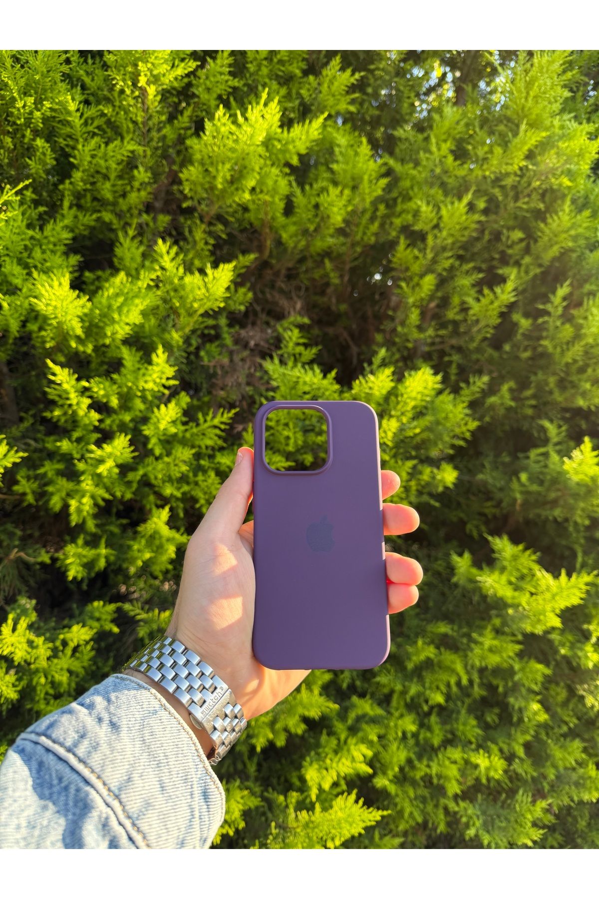 Thelioncase Apple iPhone 15 Pro Lansman Uyumlu İçi Kadife Silikon Kılıf
