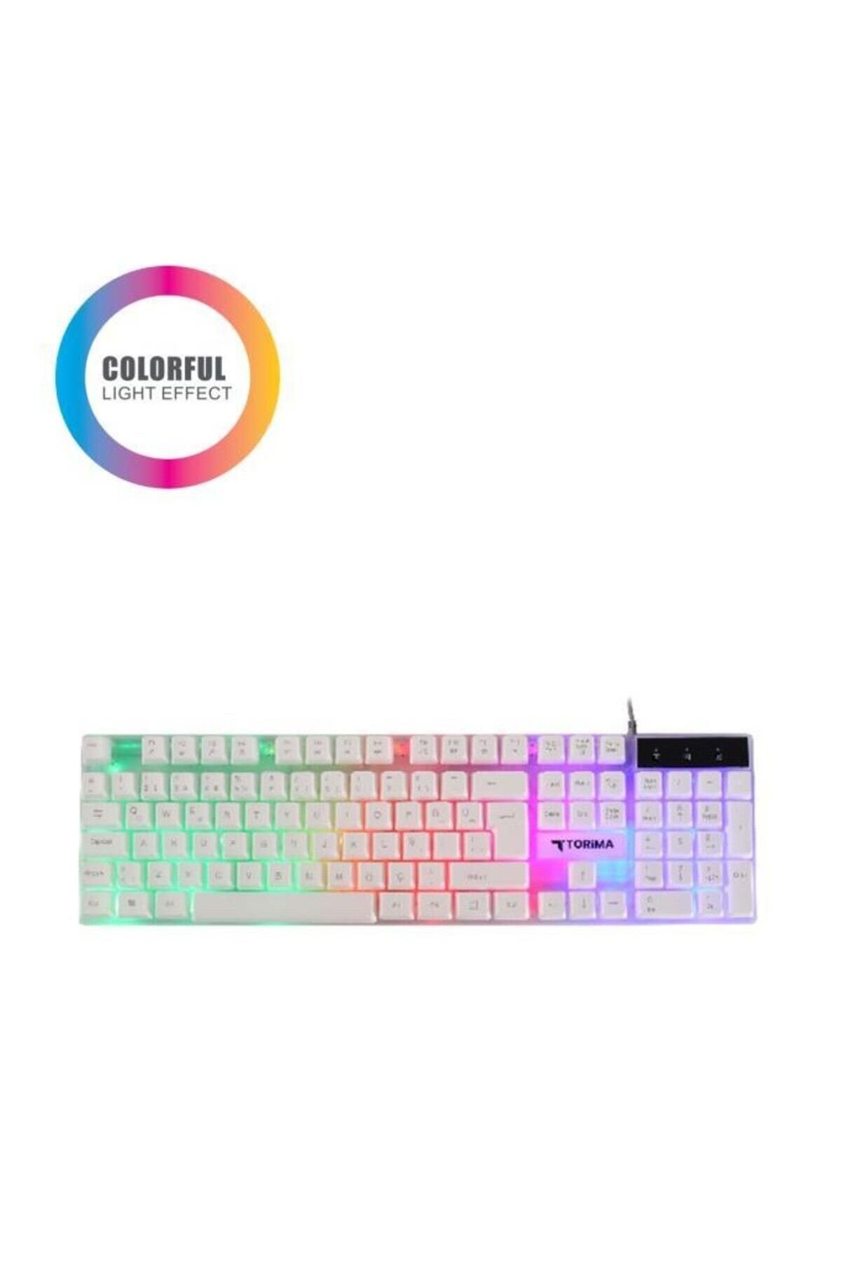 EN SİGA Kablolu Gaming Klavye Beyaz ışıklı