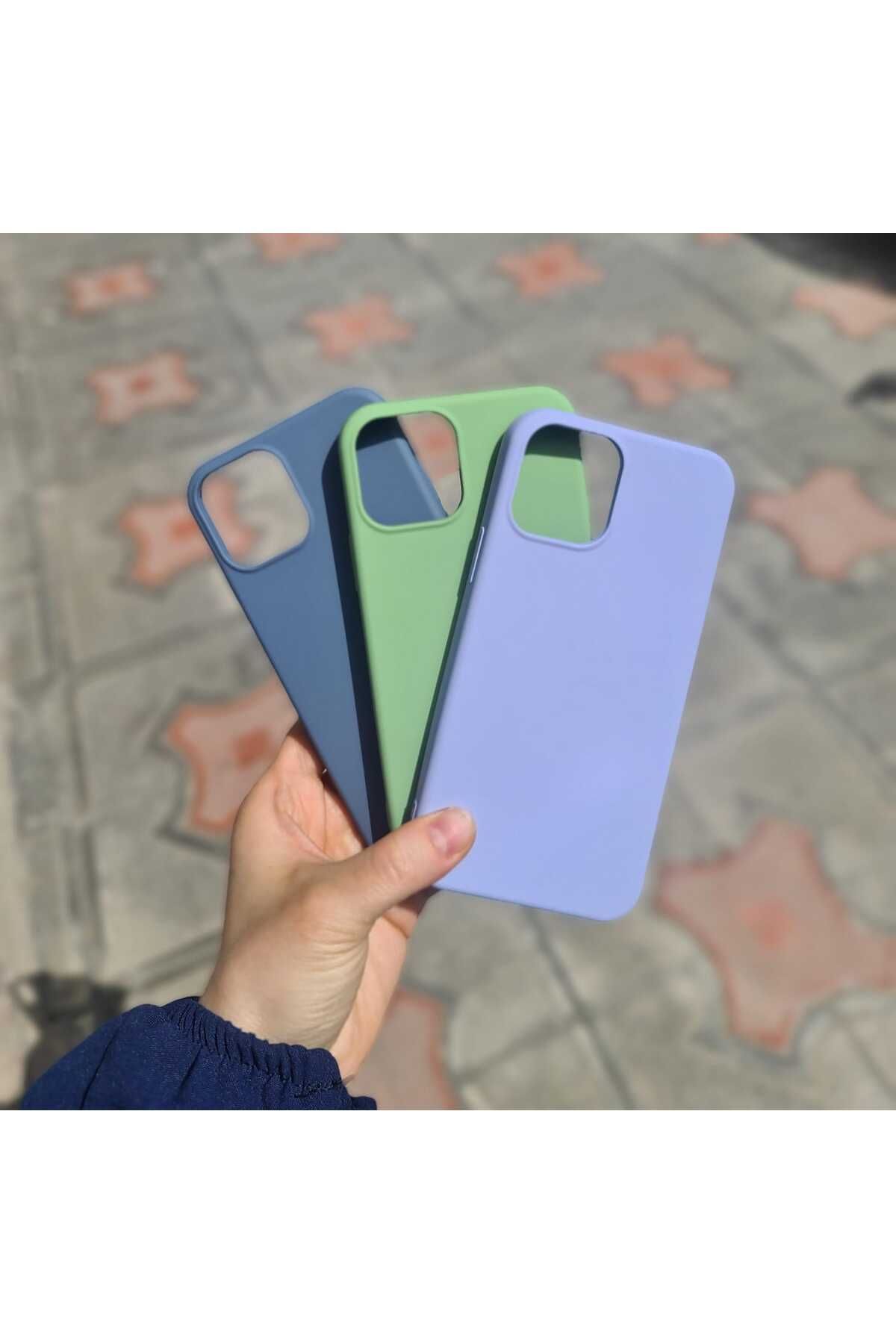 CEP-HANE Apple İphone 12 Silikon İçi Kadife Telefon Kılıf
