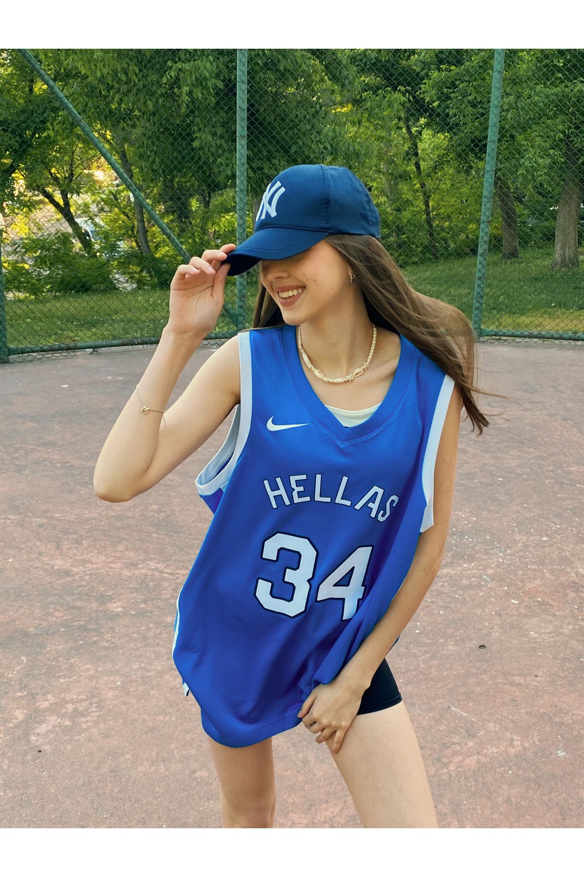 Arhizeyas Unisex Lacivert NY Logolu Spor Şapka – New York Tarzı