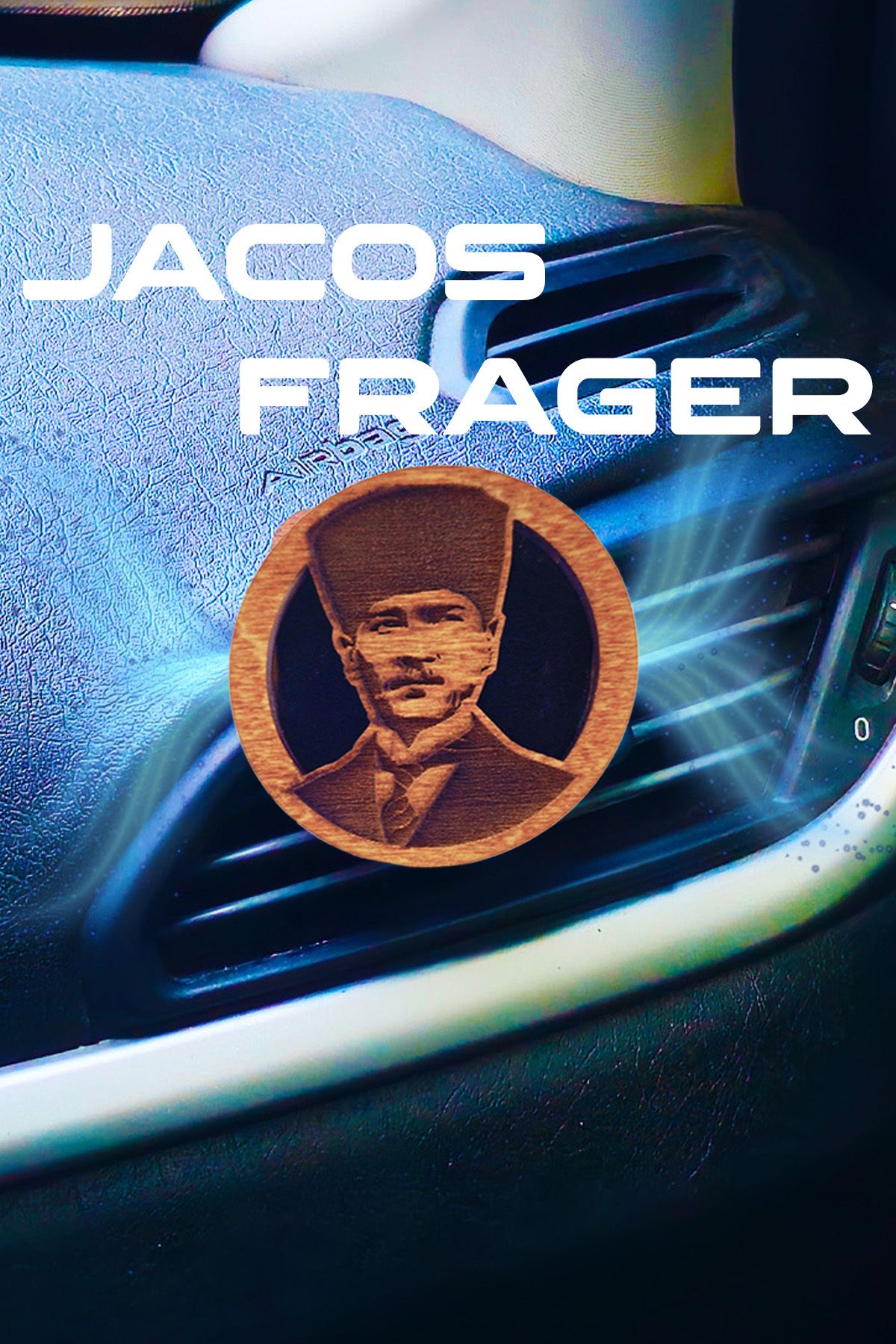 JACOS Frager Ahşap Araba Kokusu Difüzör Oto Koku SandalAğacı Sümbül Zambak Hediye Esans m002