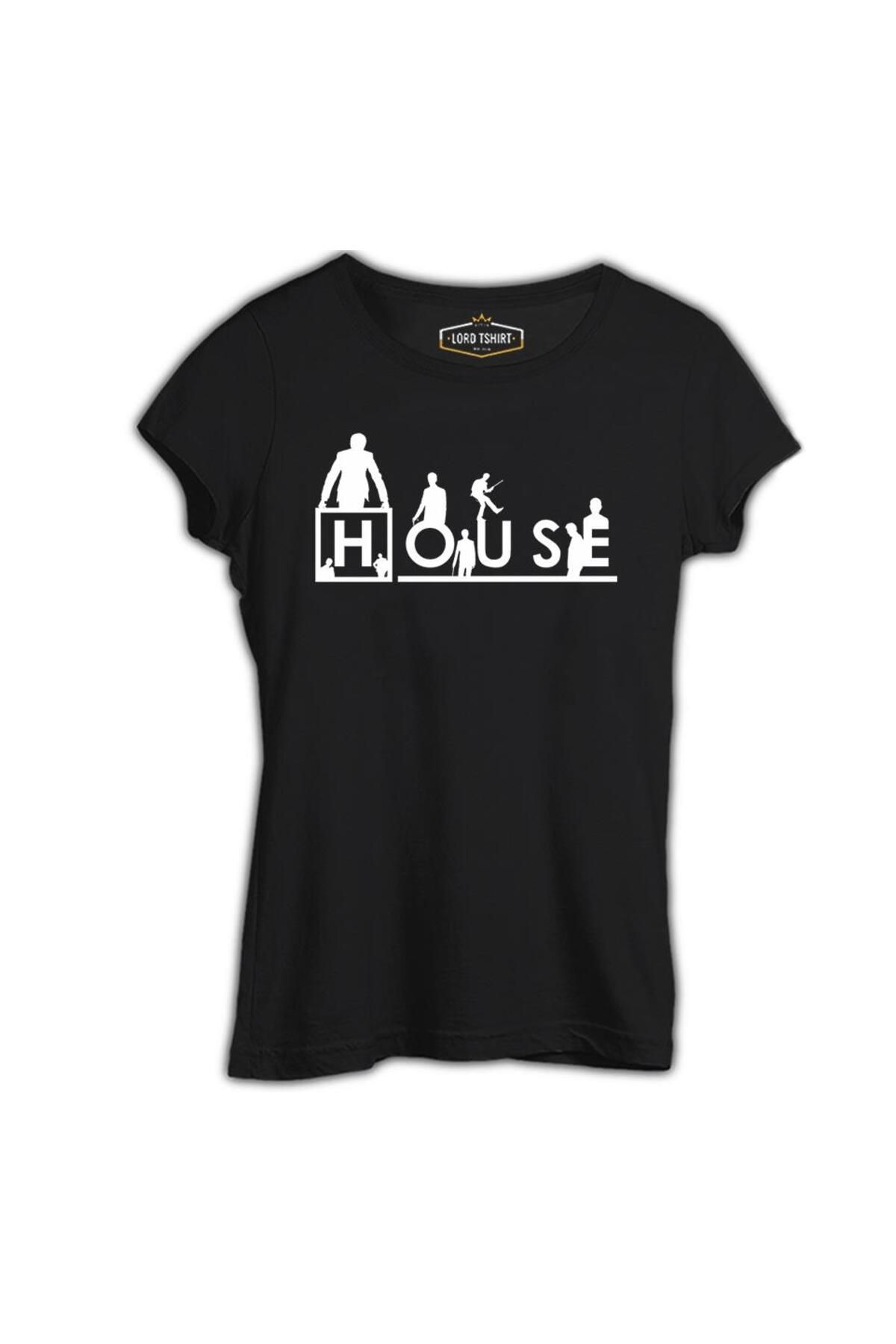 Lord T-Shirt House - Thing is Siyah Kadın Tshirt