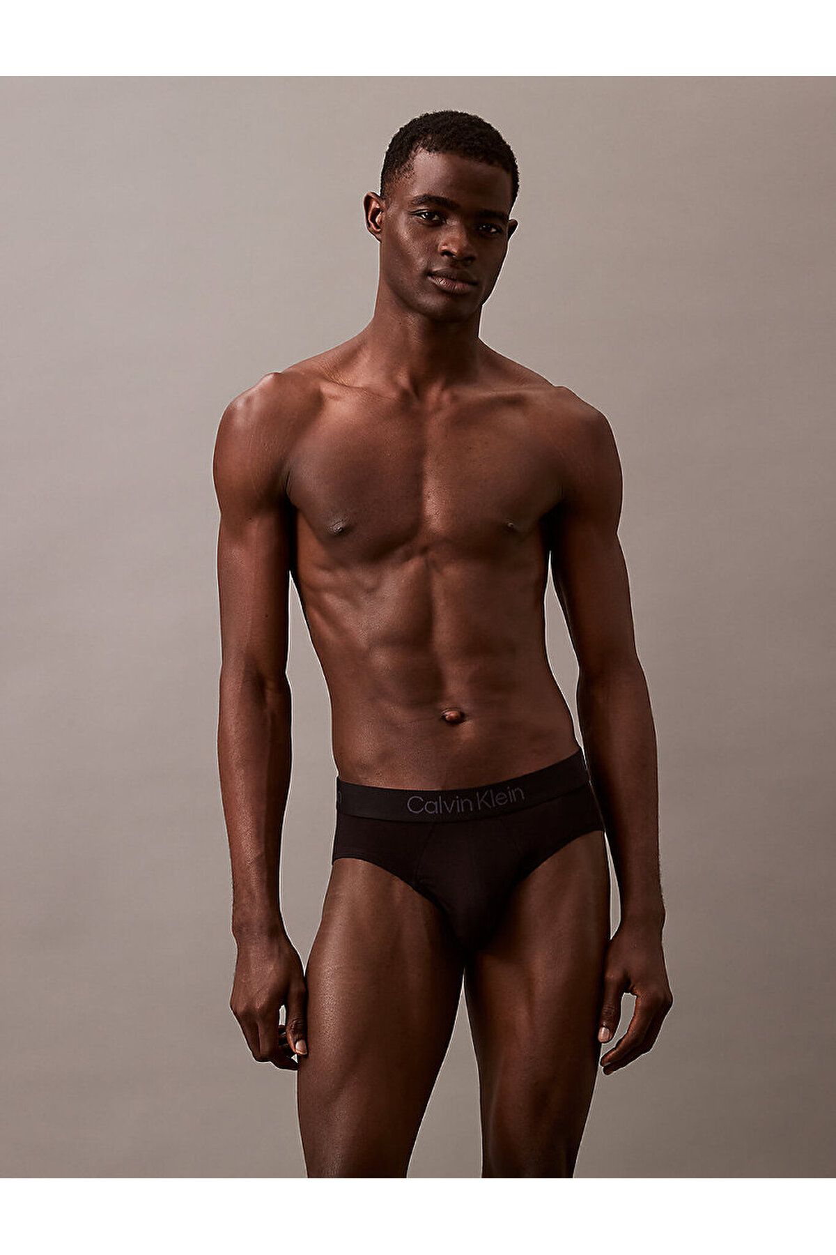 Calvin Klein Erkek Elastik Bel Bantlı Slim Fit Nefes Alabilen Kumaş 3'lü Siyah Boxer LV00NB4191-UB1
