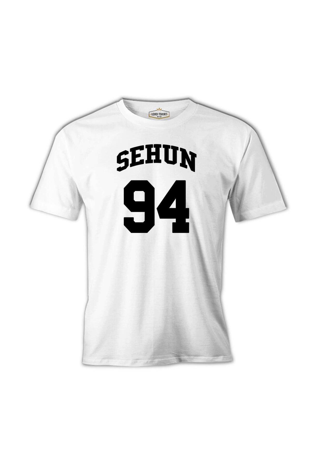 Lord T-Shirt EXO - Sehun 94 Beyaz Erkek Tshirt