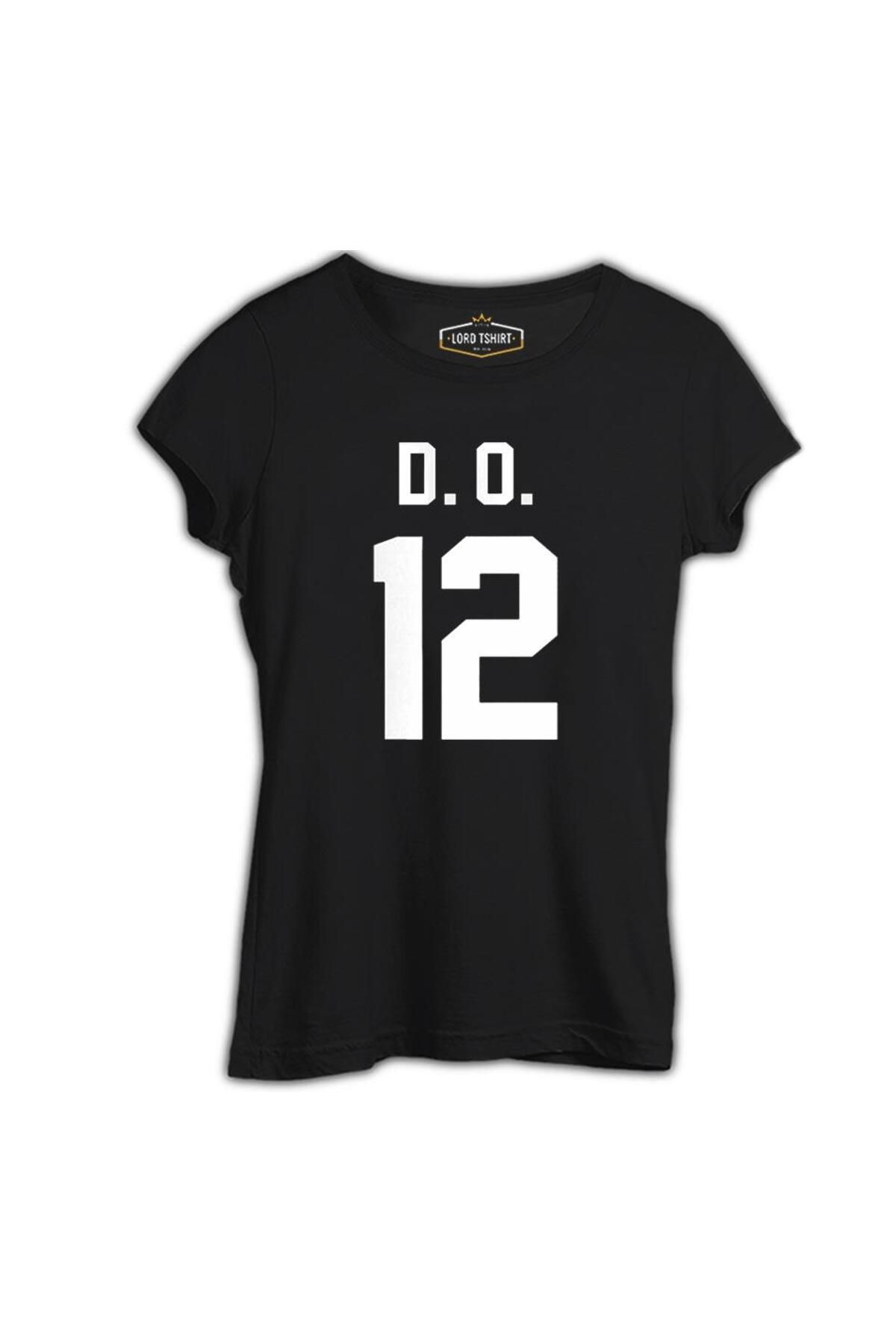 Lord T-Shirt Exo - D.O. Siyah Kadın Tshirt