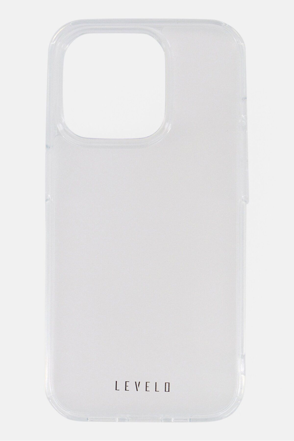 Levelo-جراب خلفي لهاتف iPhone 15 Pro Lucu Matte، شفاف 1