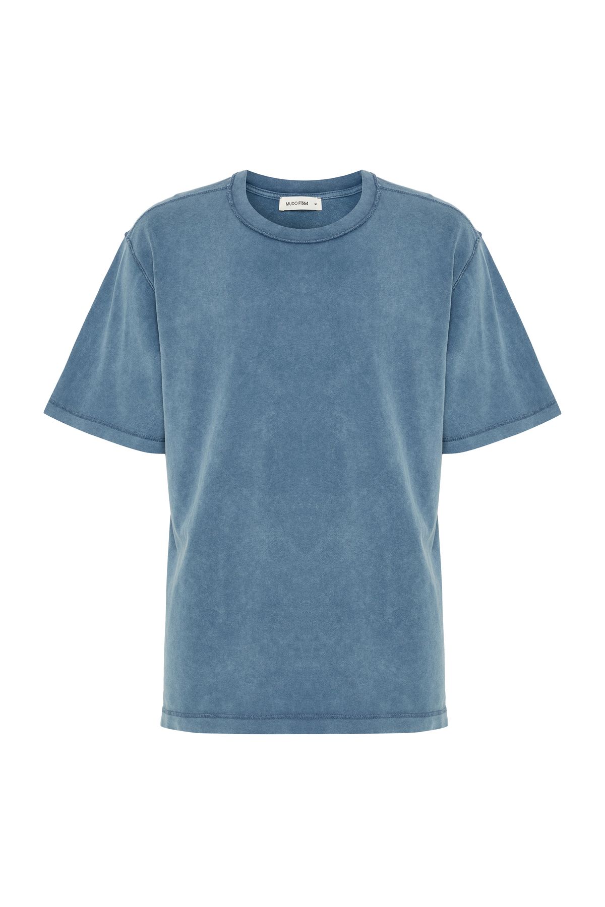 Mudo RELAX FIT DİKİŞ DETAYLI BİSİKLET YAKA T-SHIRT