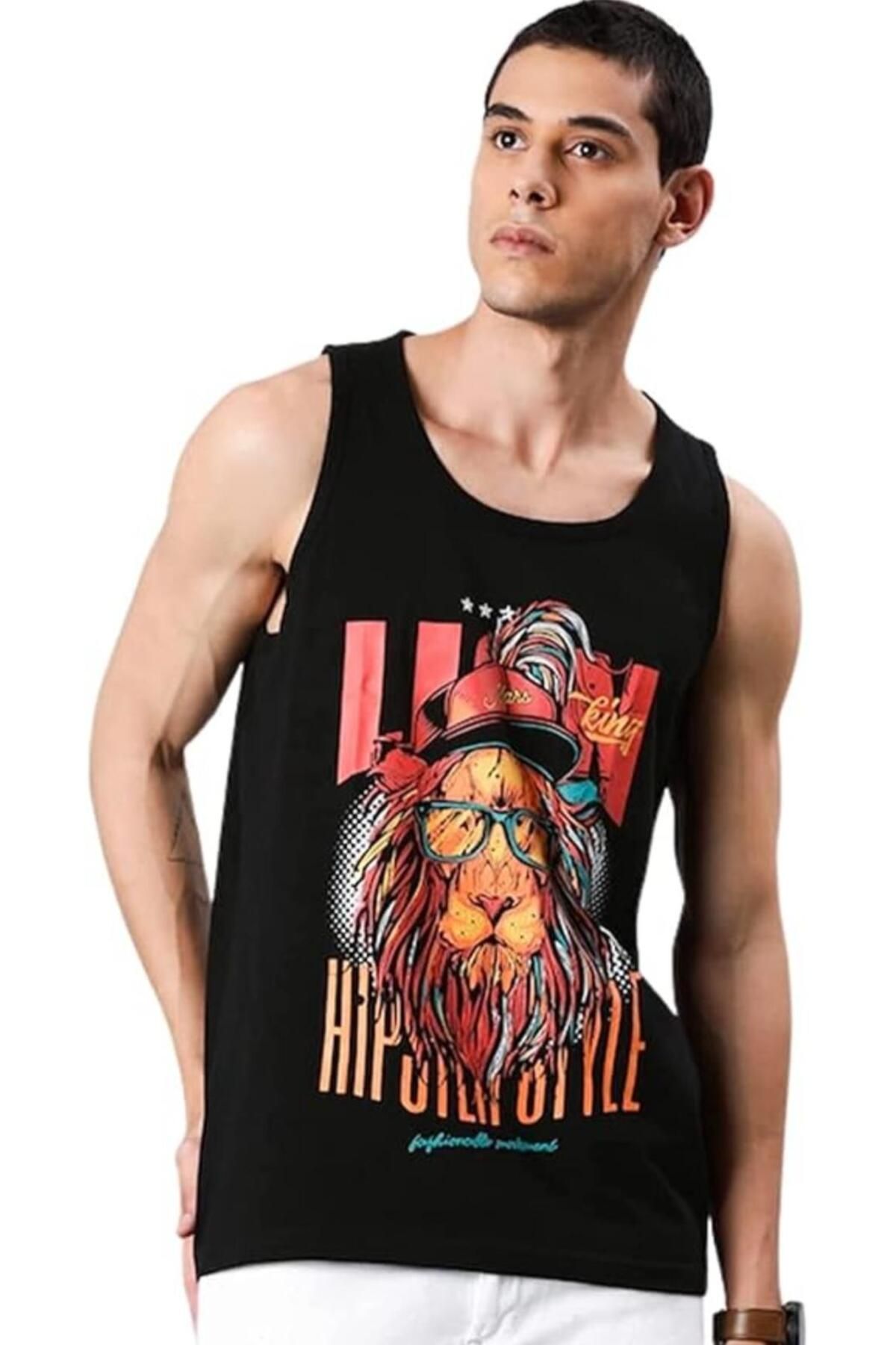 Veirdo Erkekler için kolsuz T-Shirt