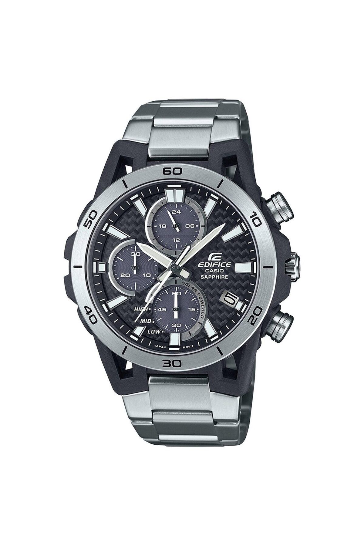 Casio-Ανδρικό Ρολόι Casio EFS-S640D-1AVUEF, Quartz, 44mm, 10ATM 1