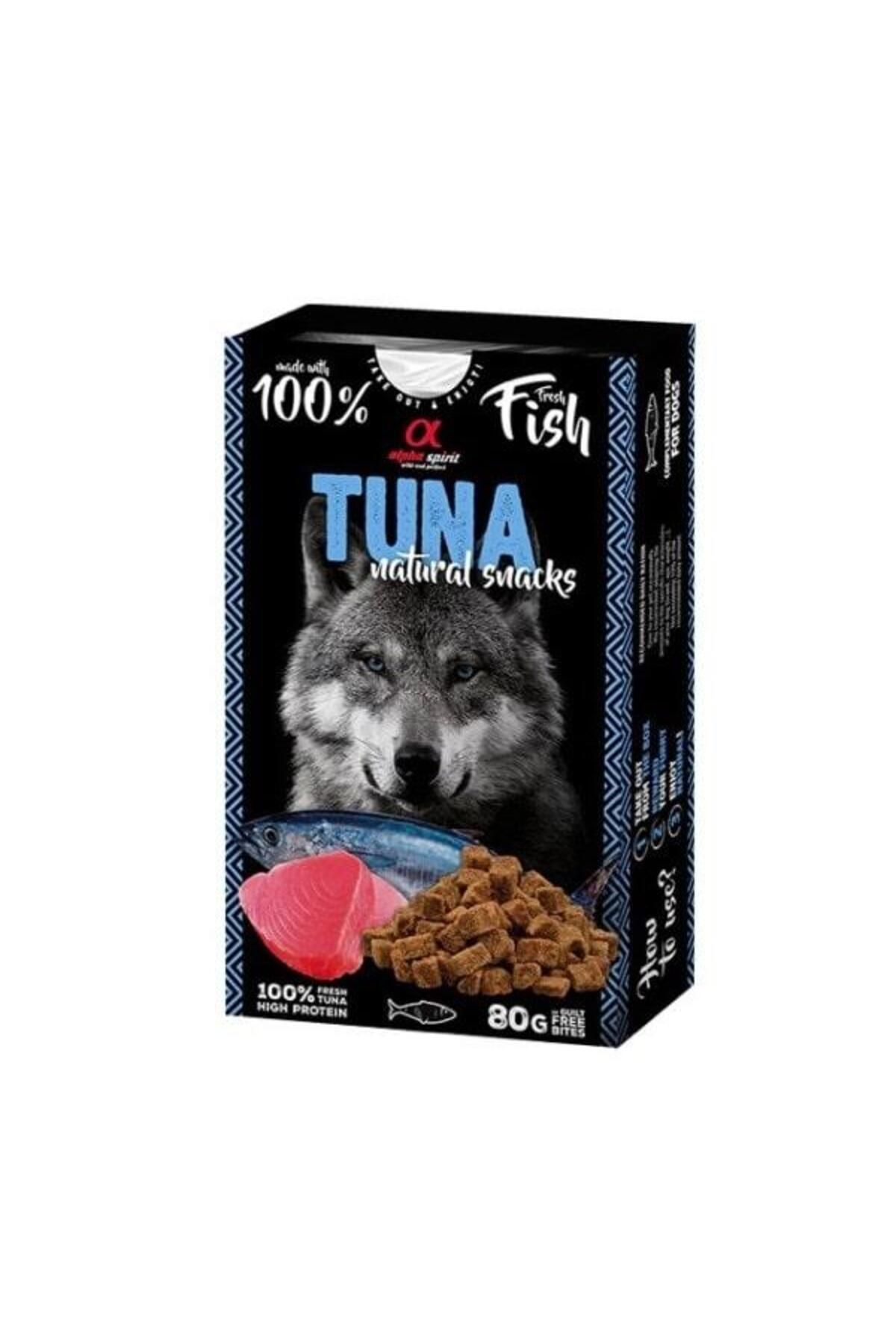 Alpha Spirit Doğal Atşıtırmalık Köpek Ödül Maması Ton Balıklı 80 gr