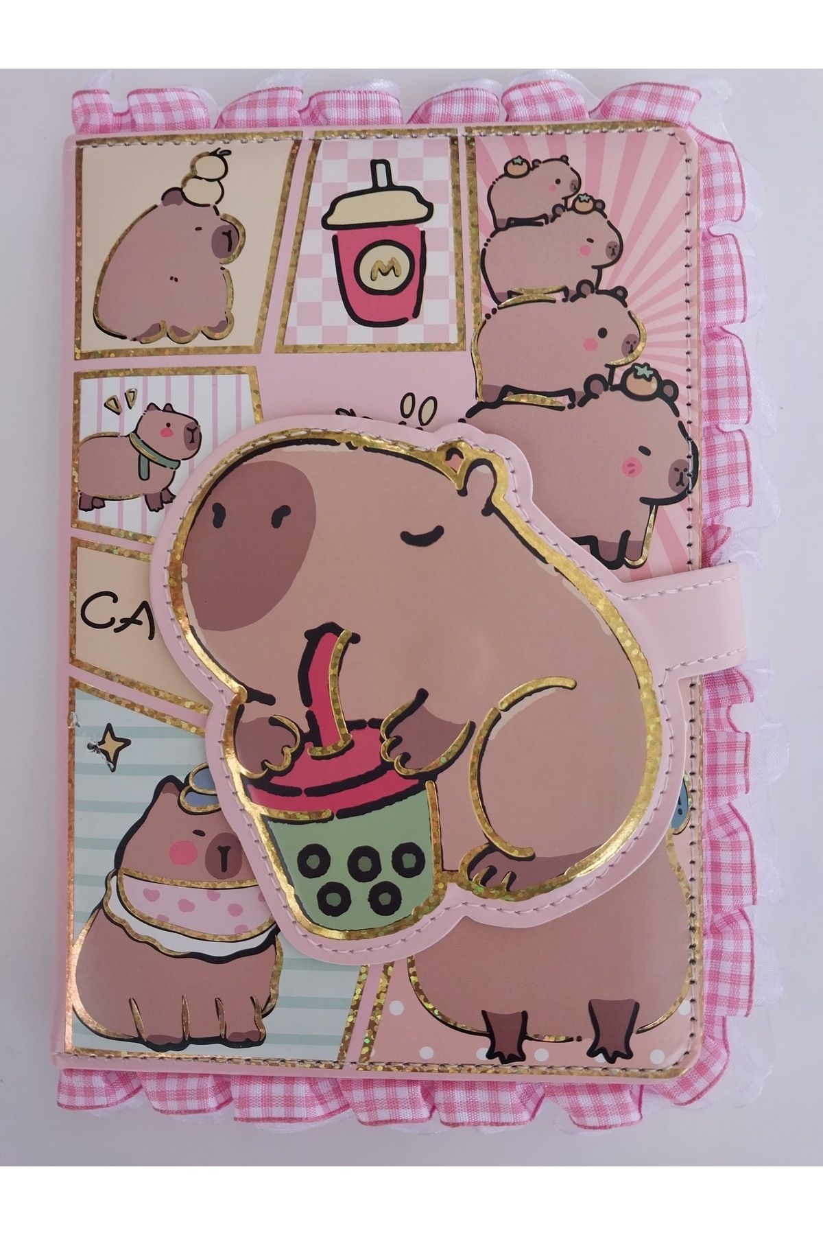KIRTASİYEM Capybara Fırfırlı Defter